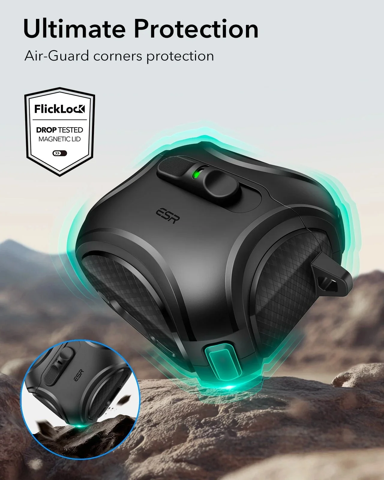 Cyber FlickLock Snap-and-Charge Bundle for AirPods 4 - Silver - Image 8