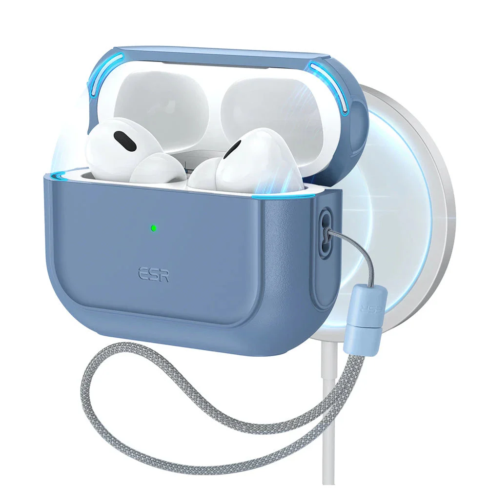 AirPods Pro 3 Orbit Hybrid Magnetic Case - Dark Blue