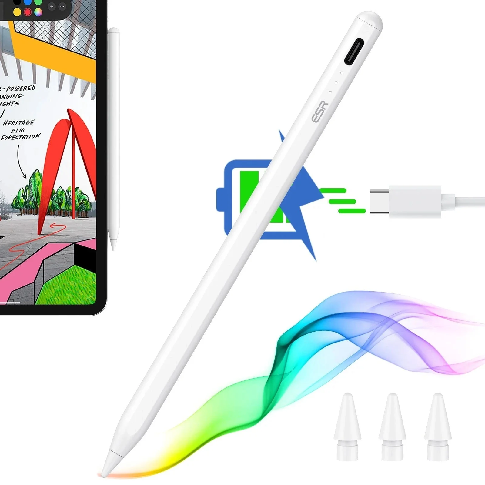 Digital Pencil for iPad - White - Image 3