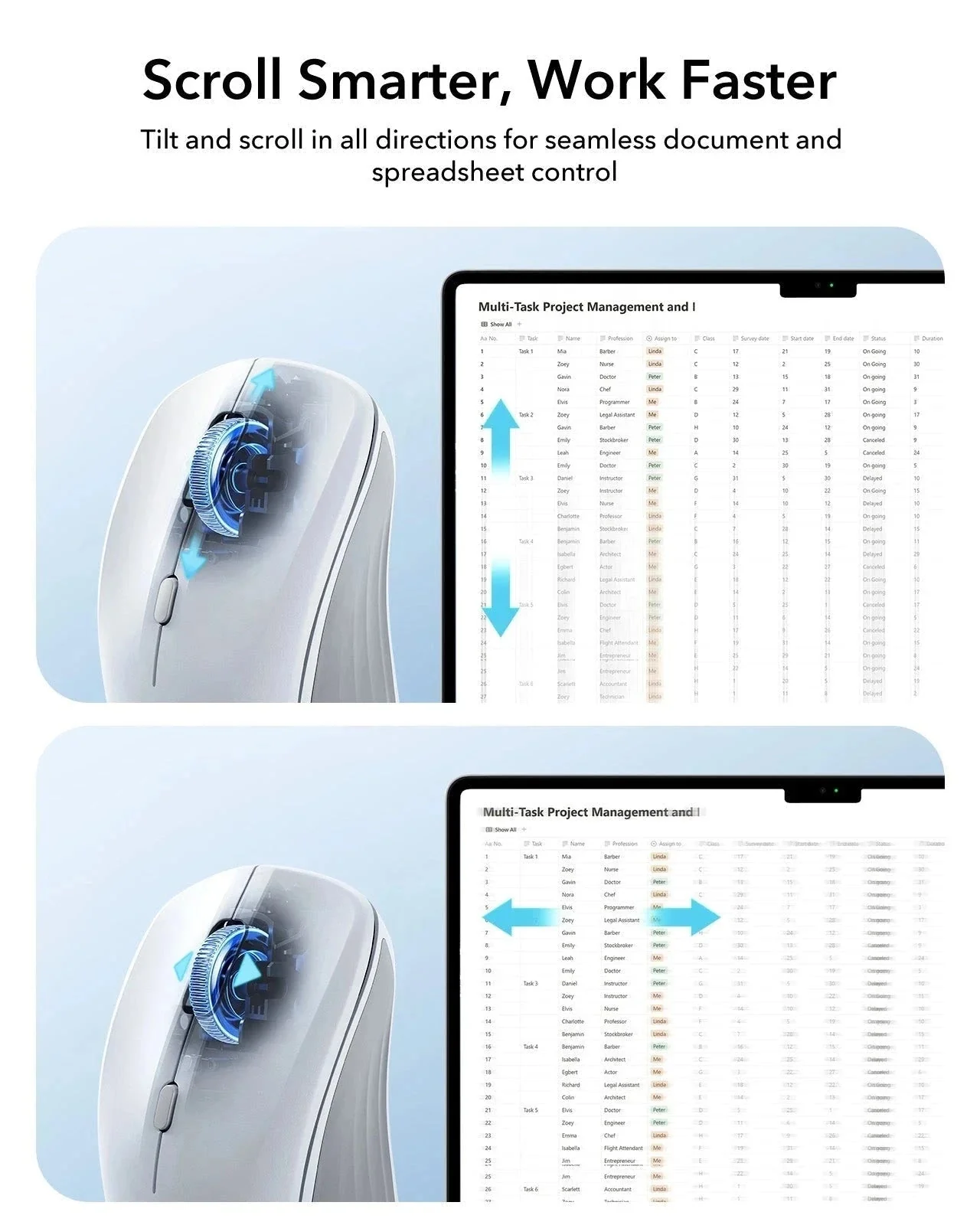 ESR MagMouse™ Wireless Mouse - White - Image 7