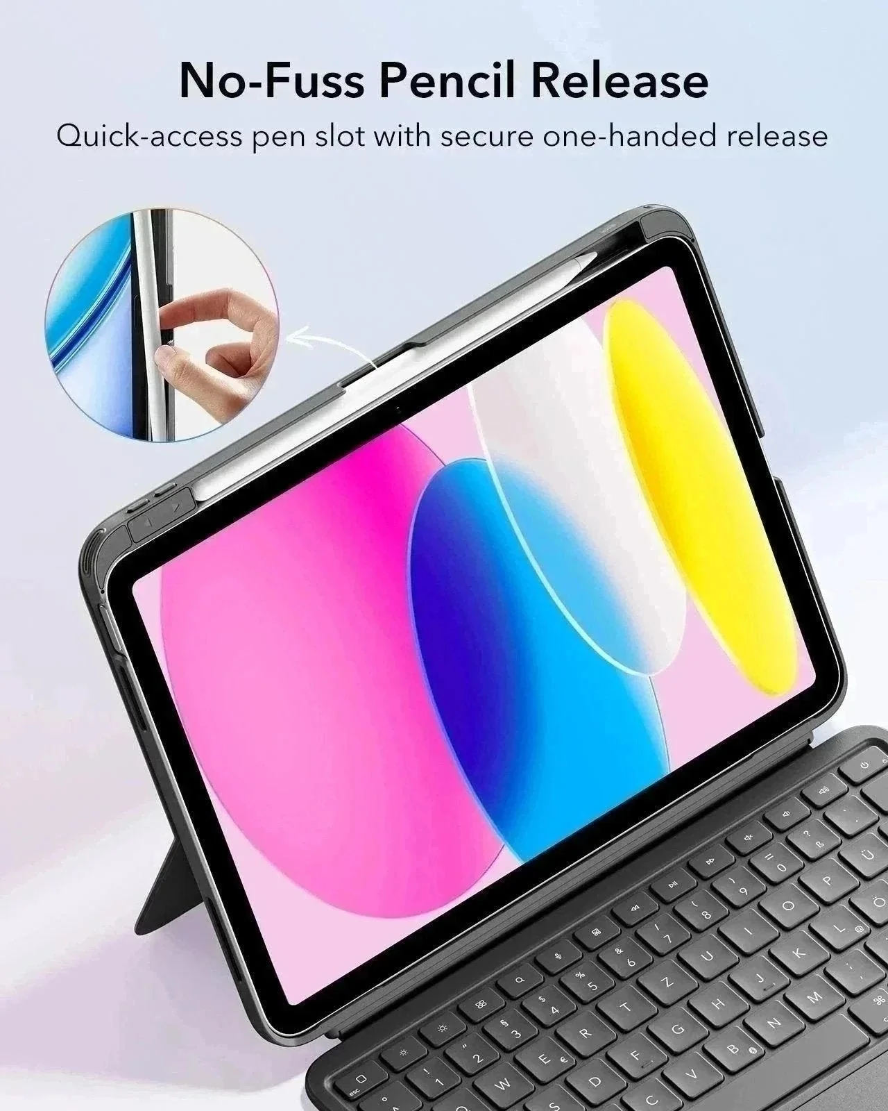 iPad Air 11" (M3) 2025 Flex-Tastaturhülle (abnehmbar) Transformations-Bundle - DE Layout -Dark Gray - Image 8