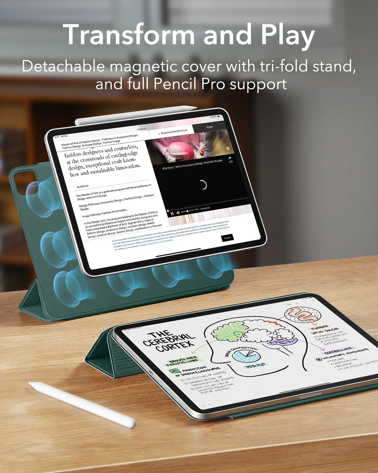 iPad Pro 13ʺ (2025) Rebound Protection Bundle - Forest Green - Image 3