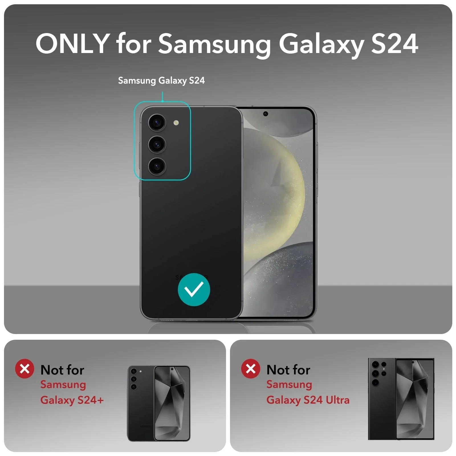 Galaxy S24 Boost Kickstand Case - Clear - Image 8