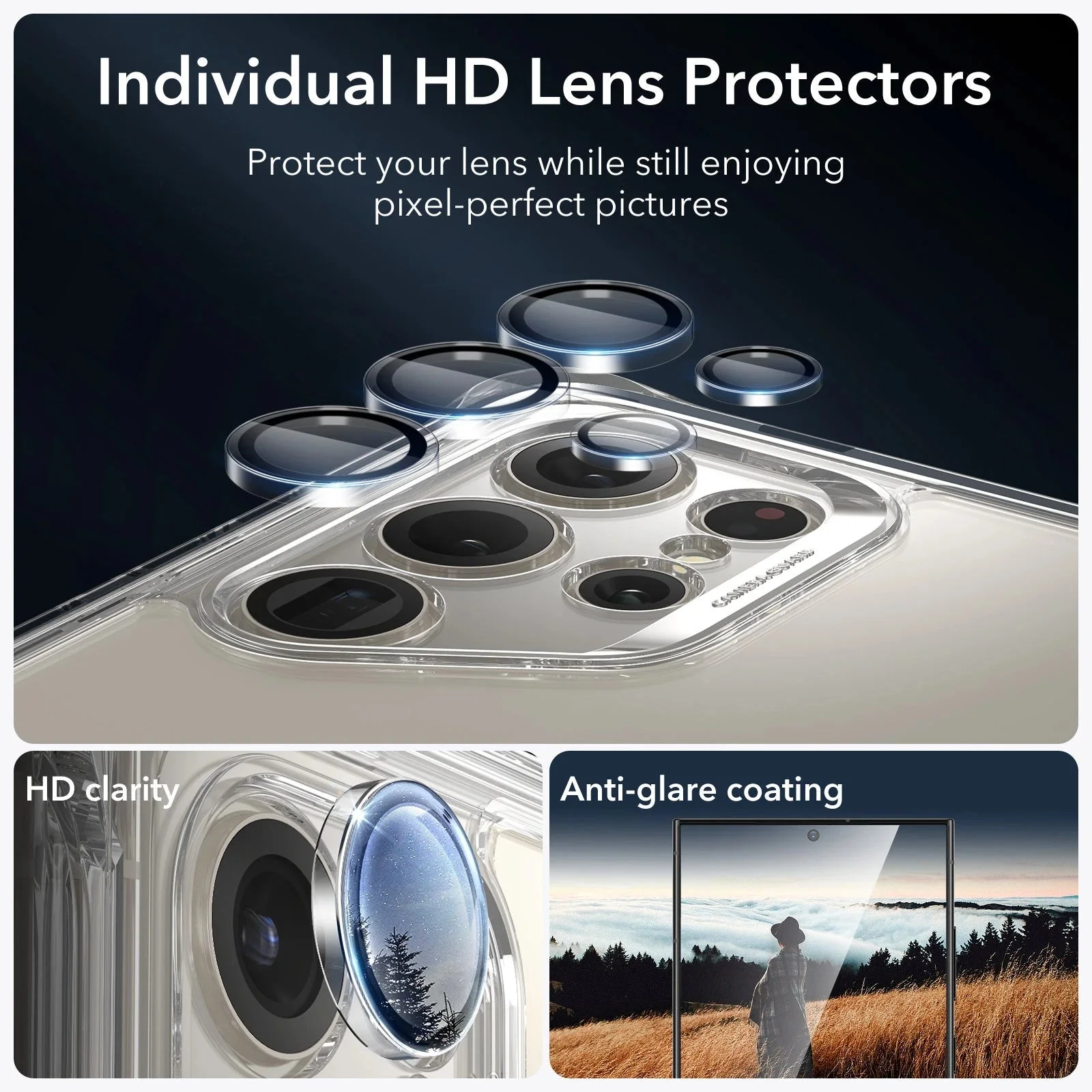 Galaxy S24 Ultra Armor Kickstand Case - Clear - Image 6