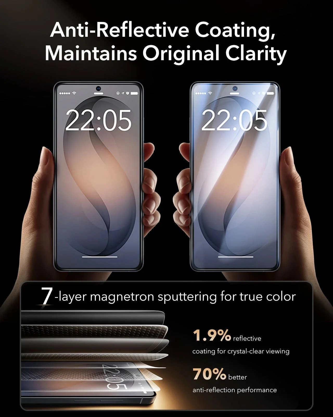 Galaxy S26 Ultra UltraFit Armorite® Pro Screen Protector - 3 Pack - Image 6