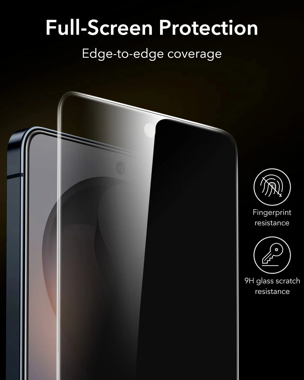 Galaxy S26 Ultra UltraFit Armorite® Pro  Privacy Screen Protector - 3 Pack - Image 7
