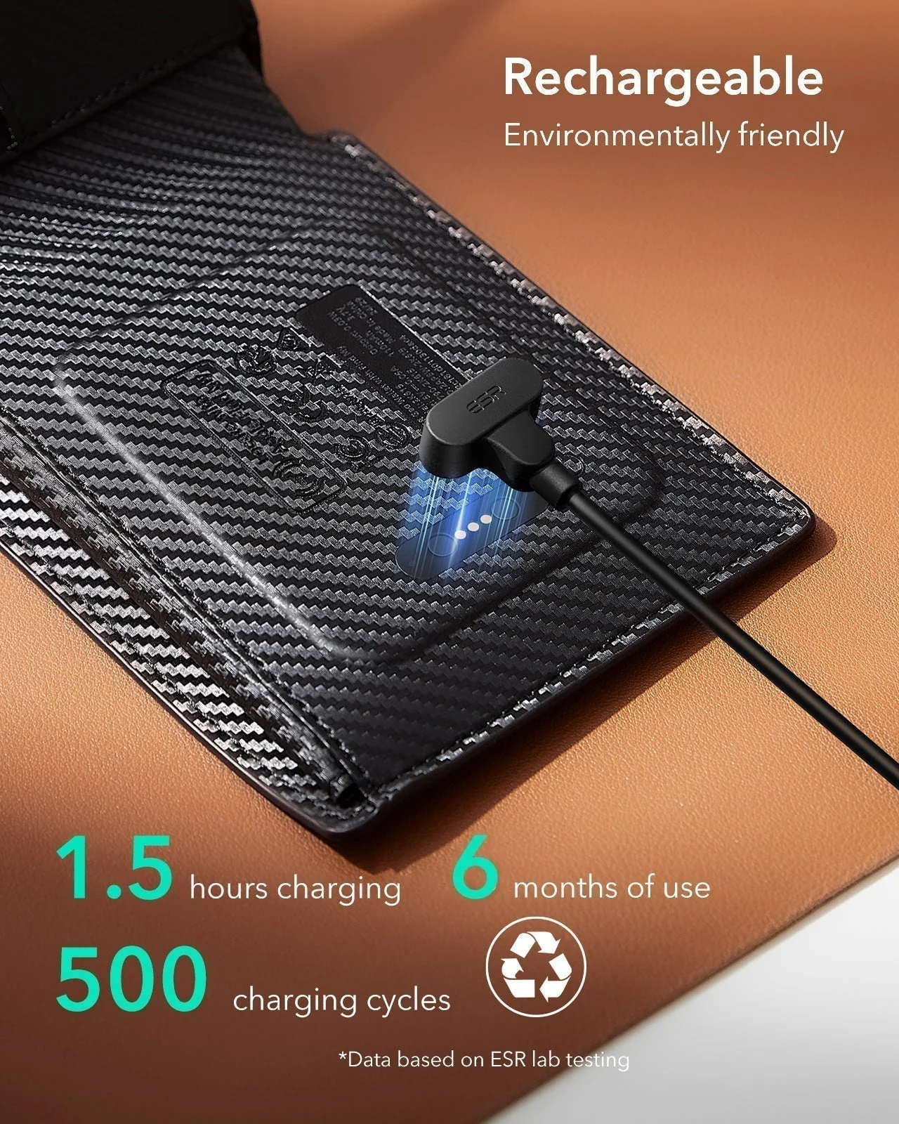 Geo Wallet with Find My - Black Carbon Fiber - Image 7
