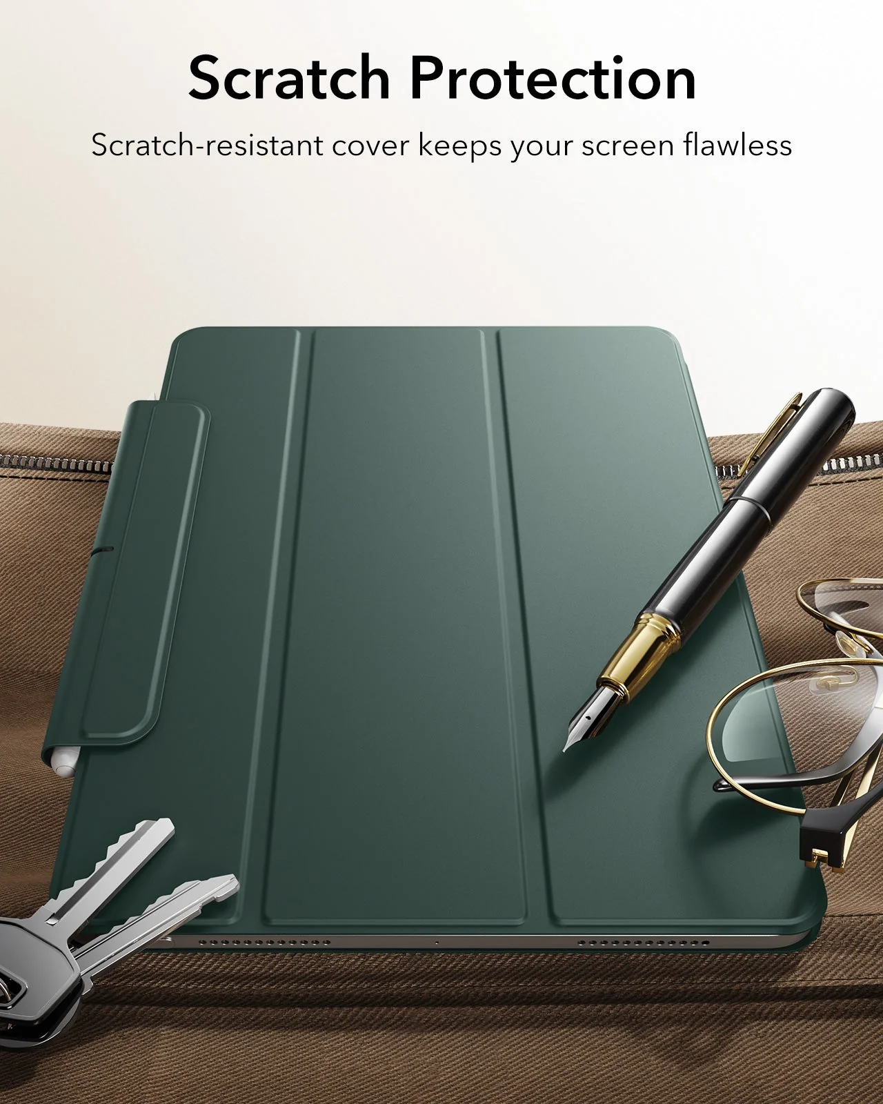 iPad Air 13" (M4) 2026 Rebound Magnetic Case - Green - Image 9