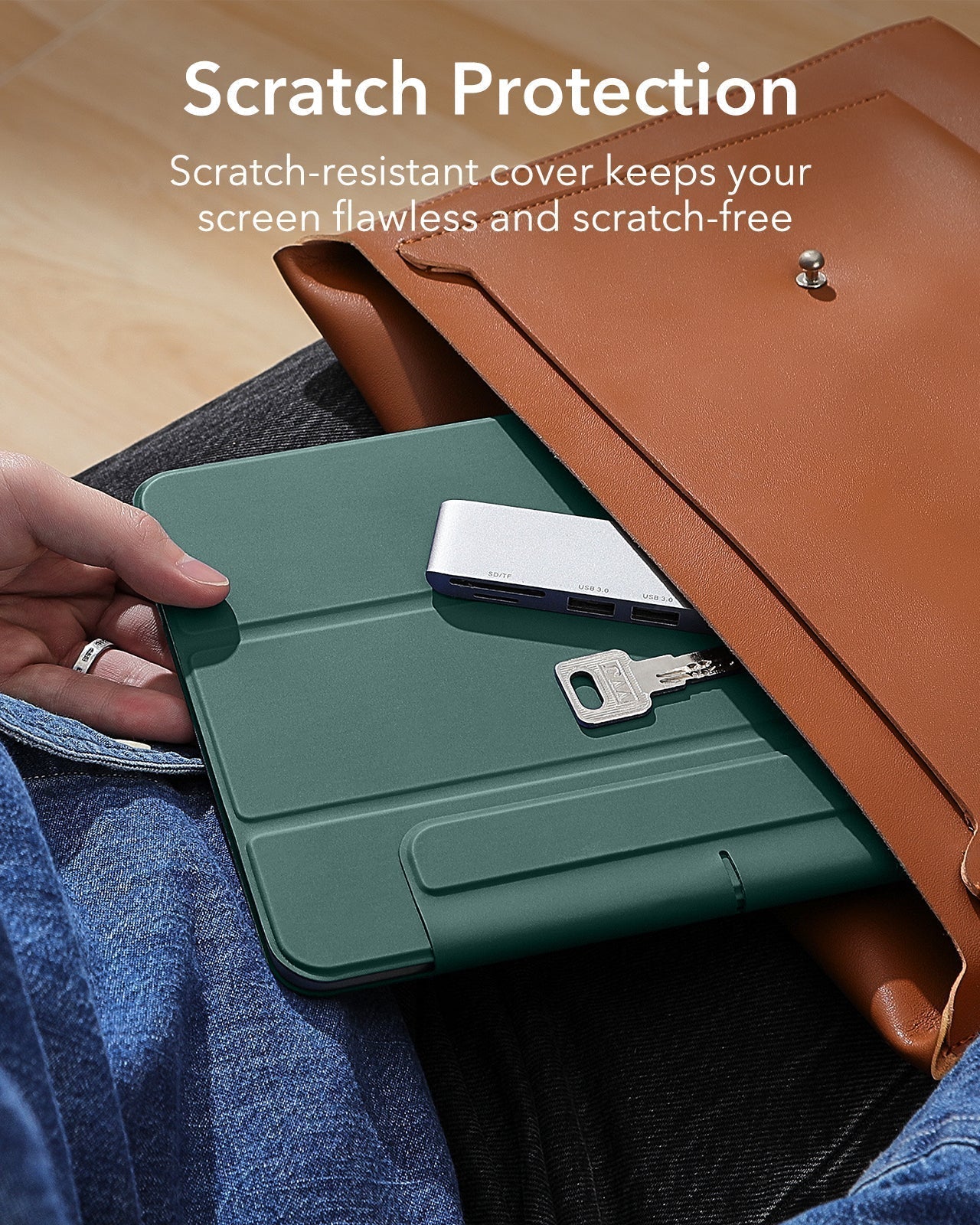 iPad Pro 13ʺ (2025) Rebound Magnetic Case - Forest Green - Image 8