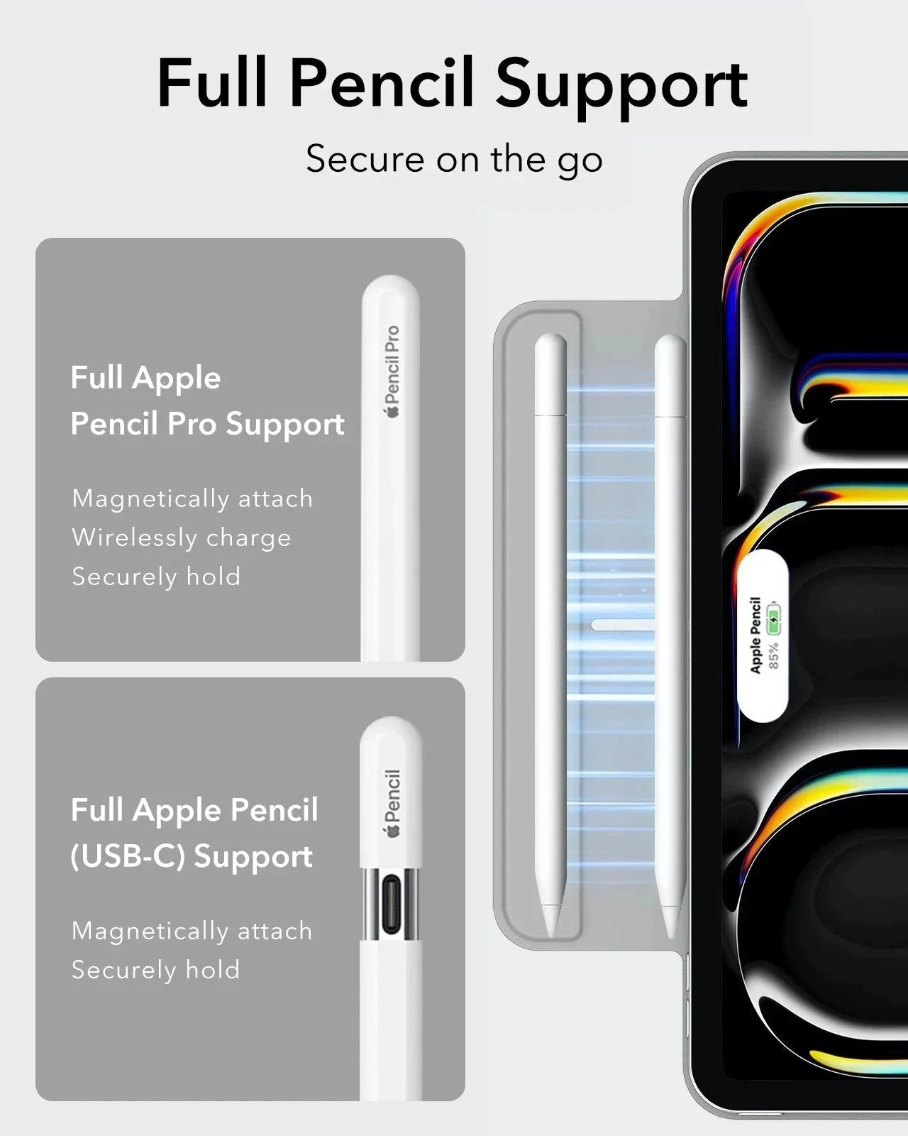 iPad Pro 13ʺ (2025) Rebound Protection Bundle - Grey - Image 5