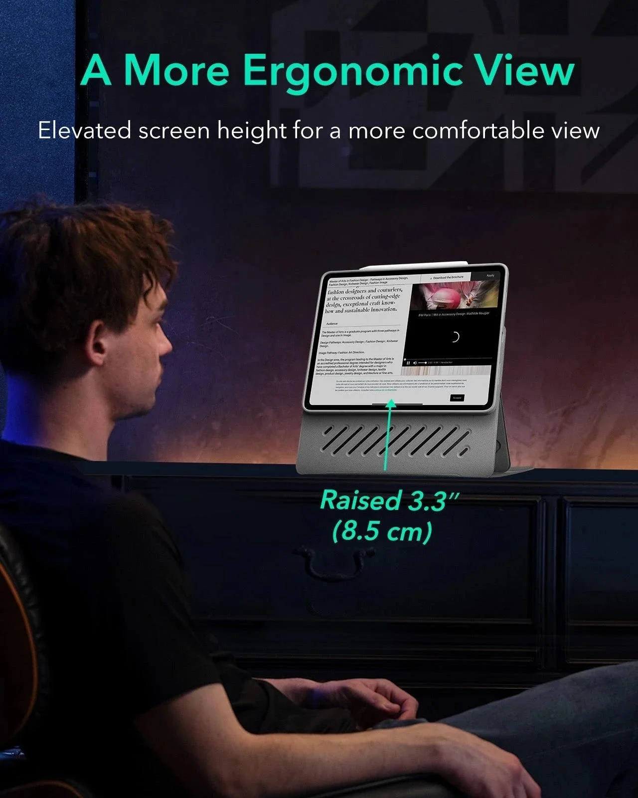iPad Pro 13ʺ (2025) Shift Transformation with Digital Pencil Bundle - Grey - Image 4