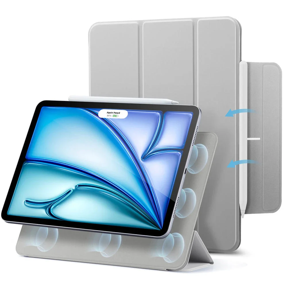 iPad Air 11" (M4) 2026 Rebound Magnetic Case - Grey
