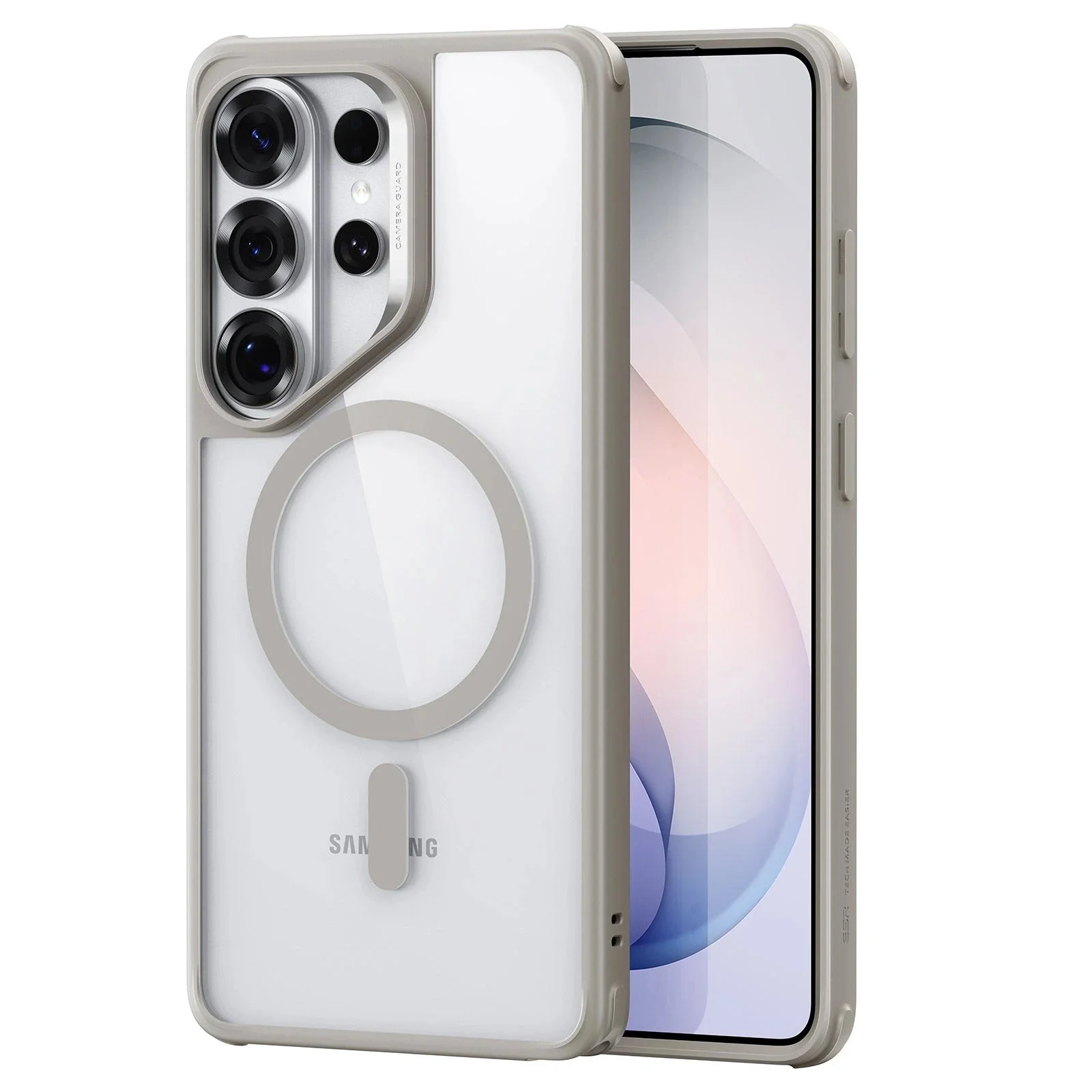 Galaxy S26 Ultra Classic Hybrid Magnetic Case - Clear Grey