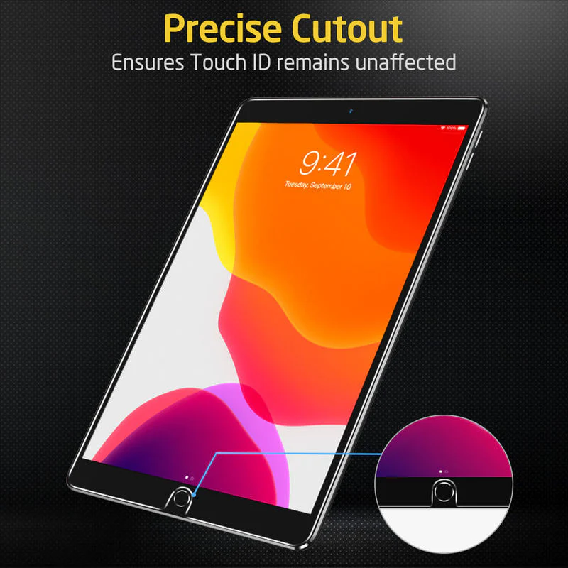 iPad 10.2 2019 Tempered Glass Screen Protector - 2 Pack - Image 3