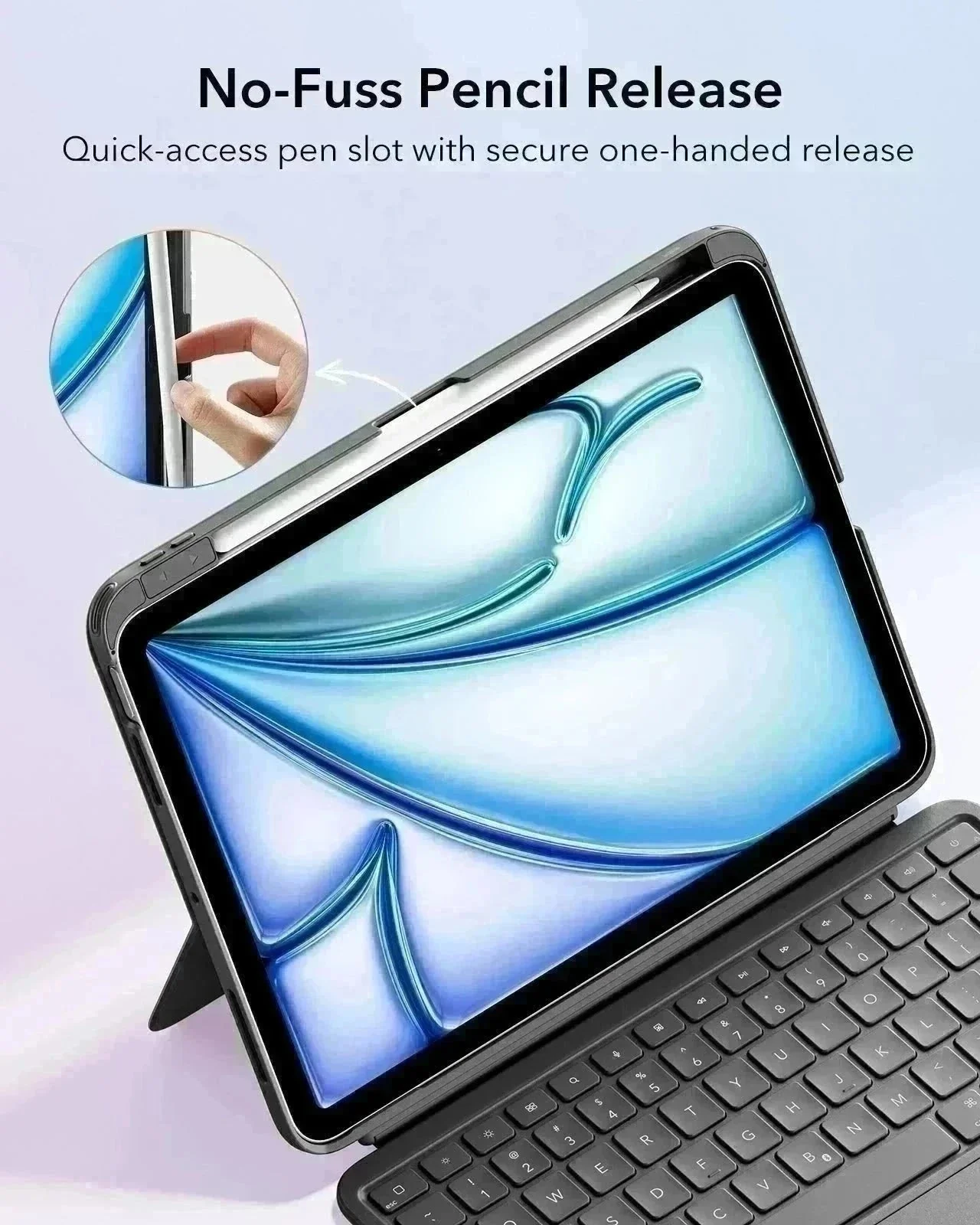 iPad 10th Gen Flex Keyboard Case (Detachable)  - US Layout-Pink - Image 8