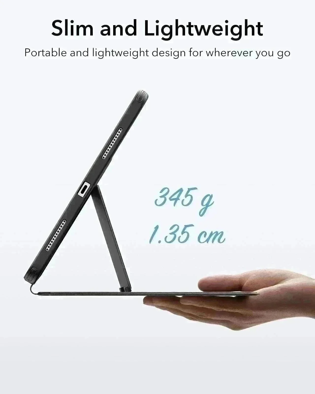 iPad 11" (A16, 2025) Flip Transformation Bundle - Sky Blue - Image 8