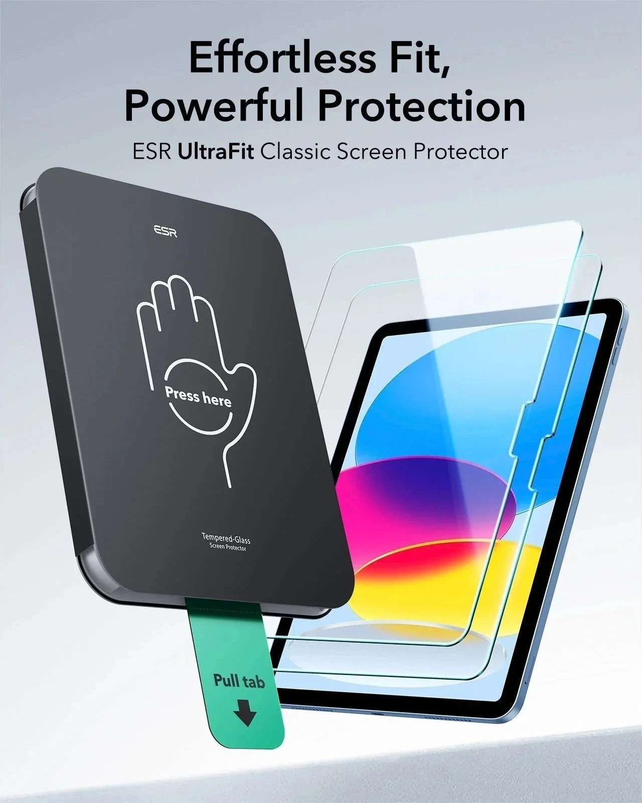 iPad 11" (A16, 2025) Paper-Feel Tempered-Glass Screen Protector Set - 2 Paper-Feel Tempered-Glass + 2 UltraFit Classic - Image 10