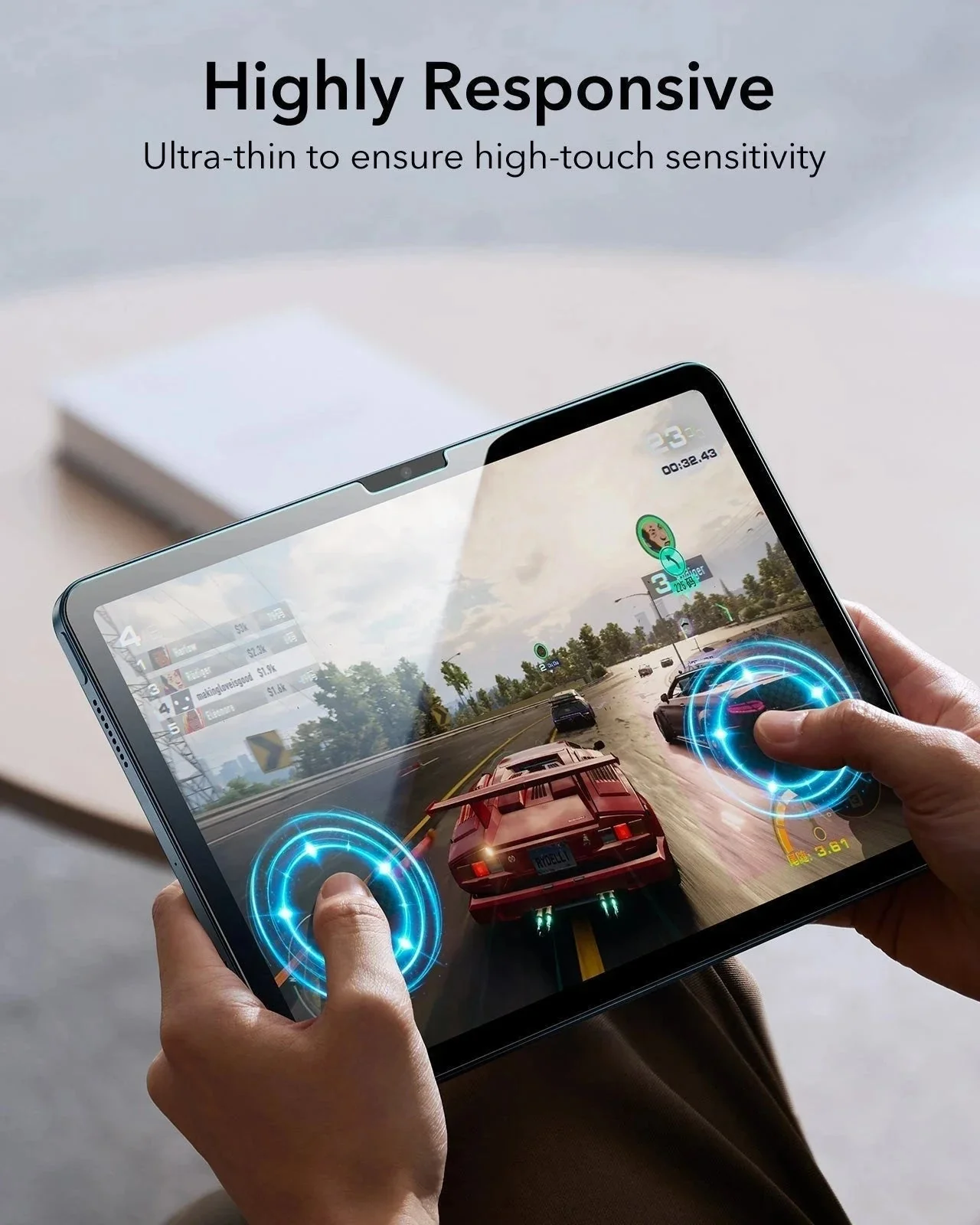 iPad 11" (A16, 2025) Paper-Feel Tempered-Glass Screen Protector Set - 2 Paper-Feel Tempered-Glass + 2 UltraFit Classic - Image 15