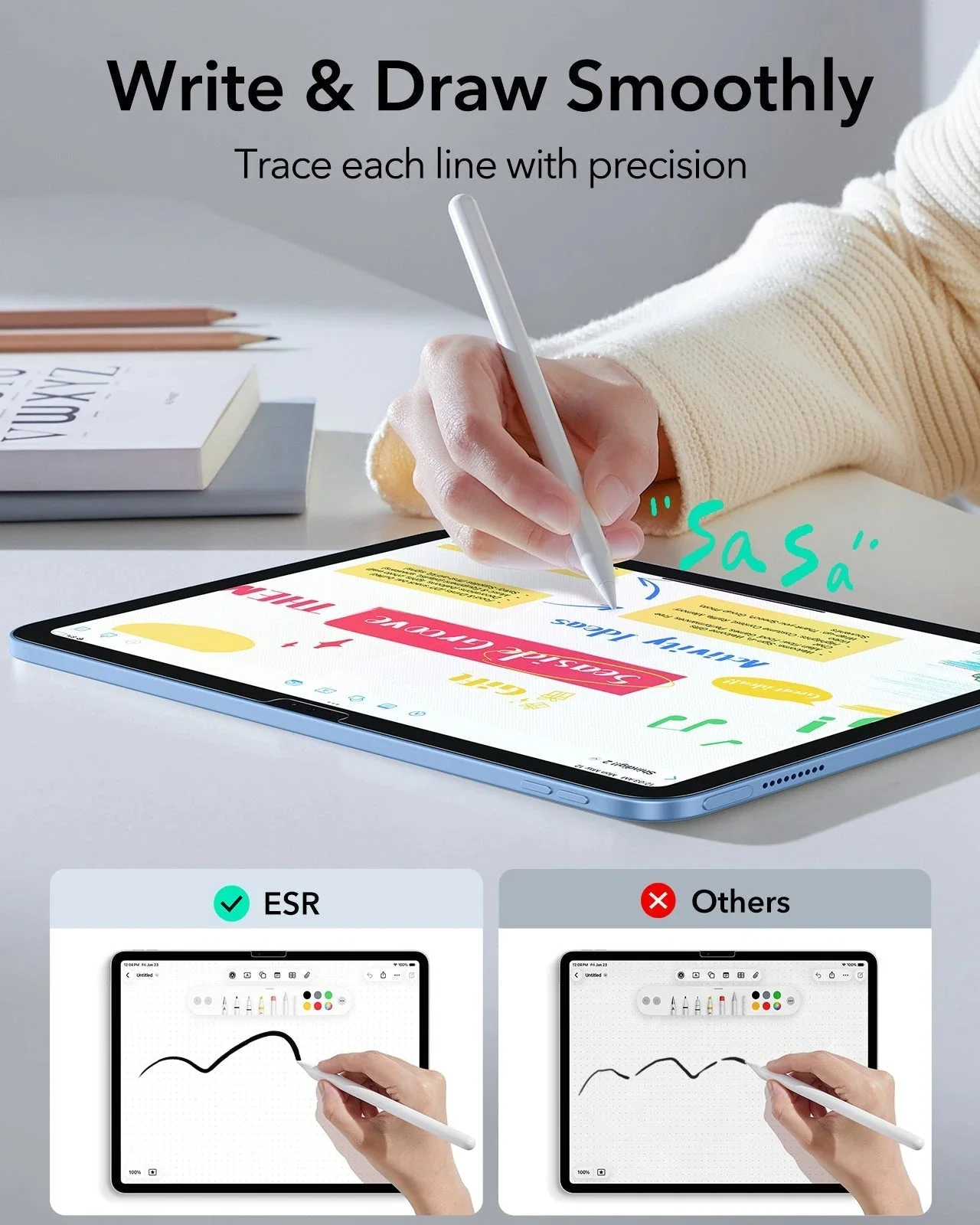 iPad 11" (A16, 2025) UltraFit Classic Paper-Feel Screen Protector – 2 Pack - Image 4