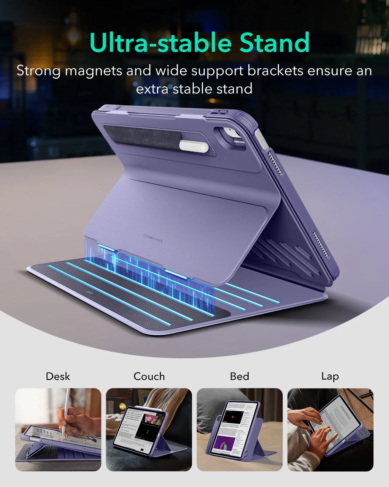 iPad 11" (A16, 2025) Shift Magnetic Case - Purple - Image 4