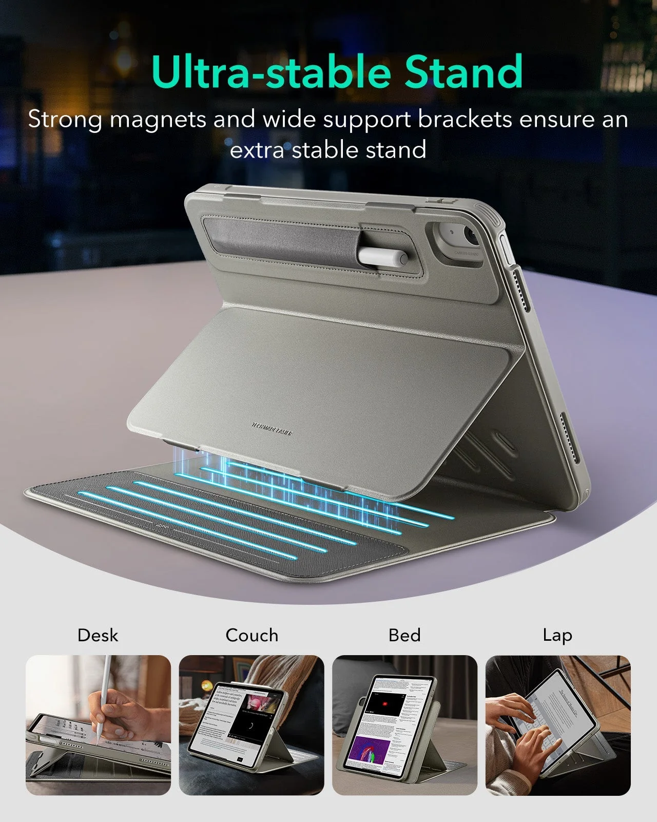 iPad 11" (A16, 2025) Shift Magnetic Case - Titanium - Image 4