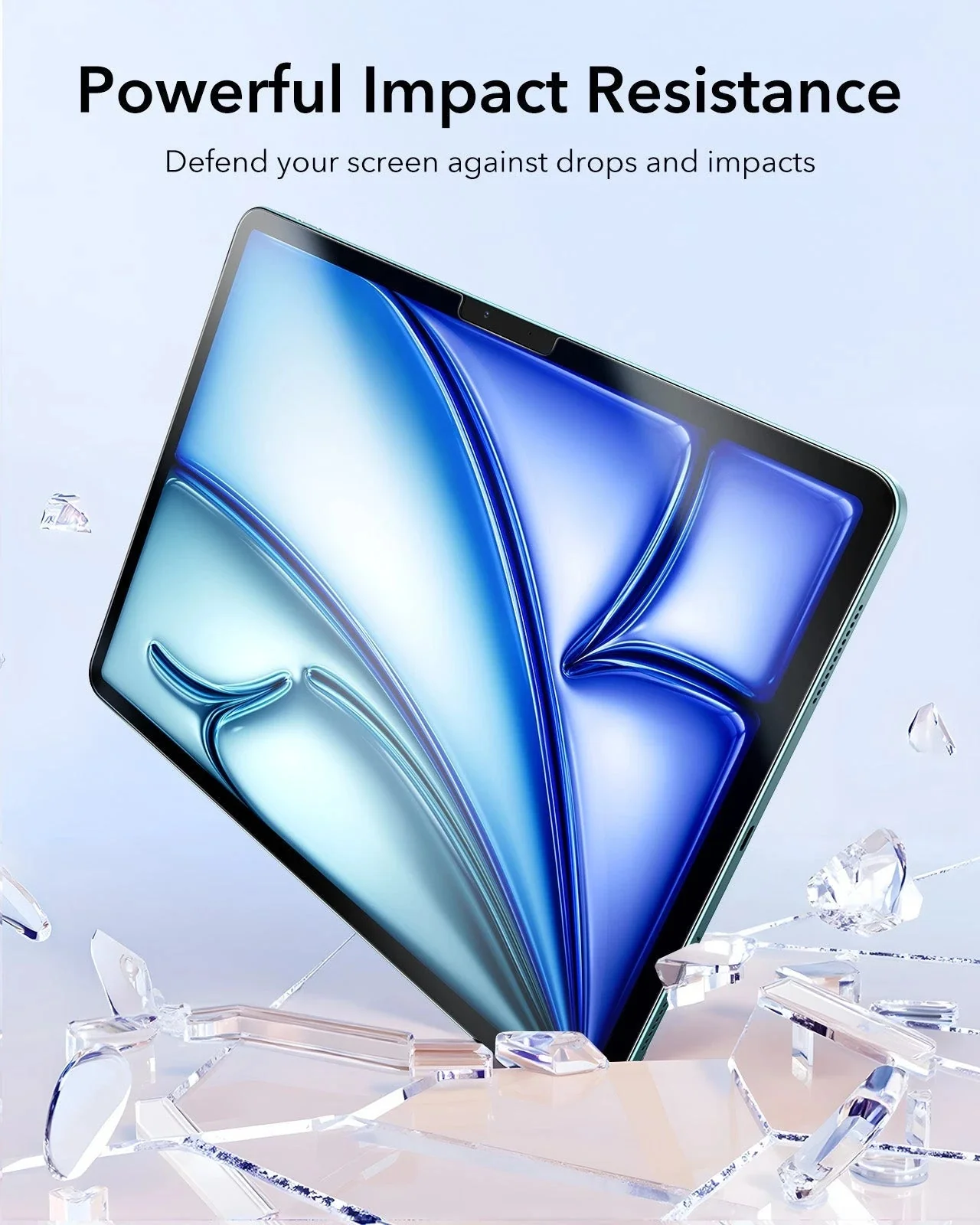 iPad Air 11" (2025) Paper-Feel Tempered-Glass Screen Protector Set - 2 Paper-Feel Tempered-Glass + 2 UltraFit Classic - Image 6
