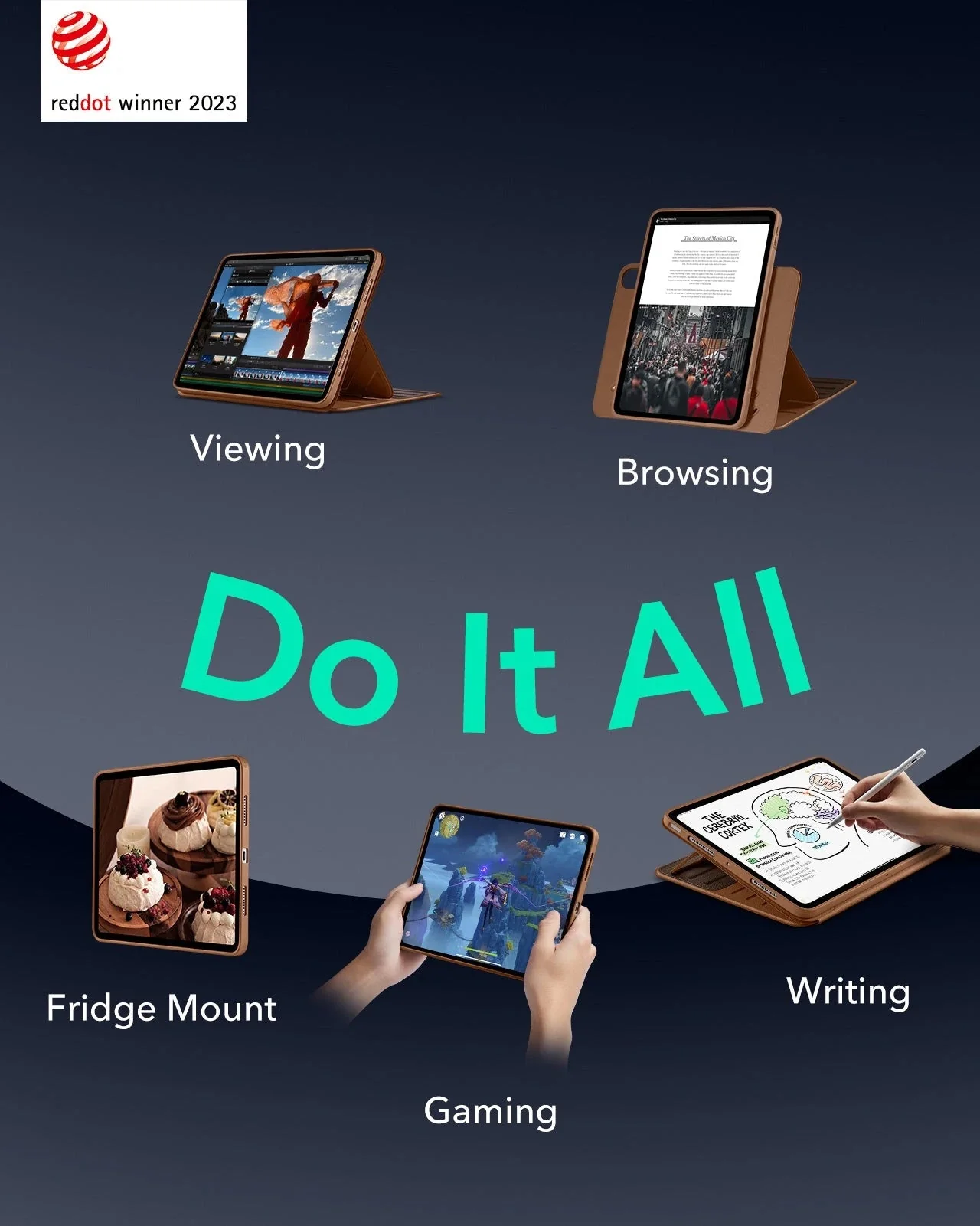iPad Air 11″ (2025) Shift Transformation Bundle - Brown - Image 4