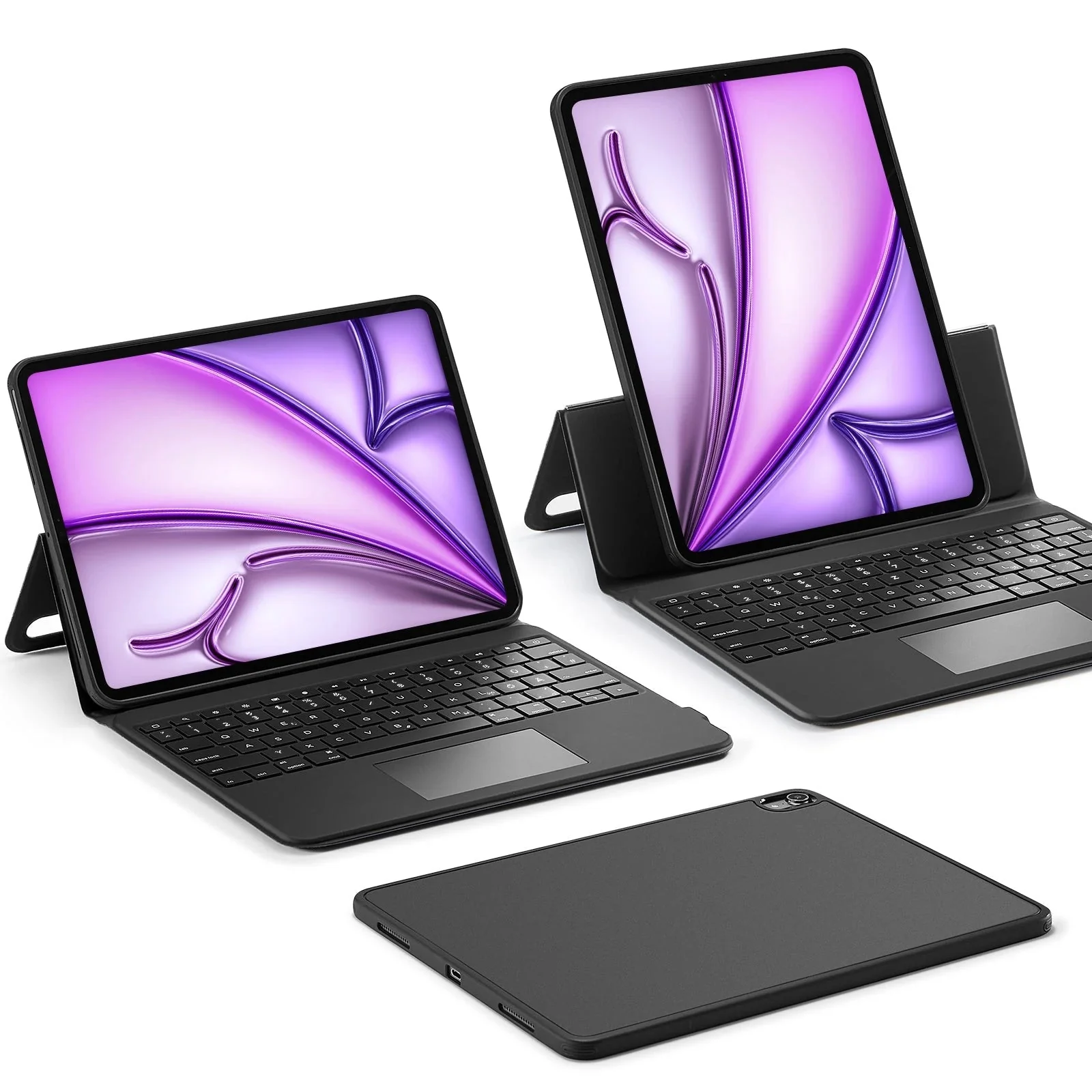 iPad Air 13” (2024) Ascend Keyboard Case - DE Layout-Black - Image 3