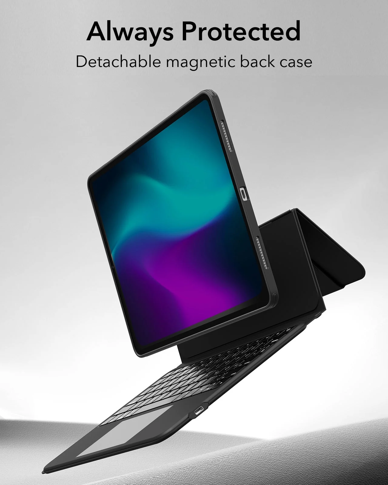 iPad Air 13” (2024) Ascend Keyboard Case - DE Layout-Black - Image 7