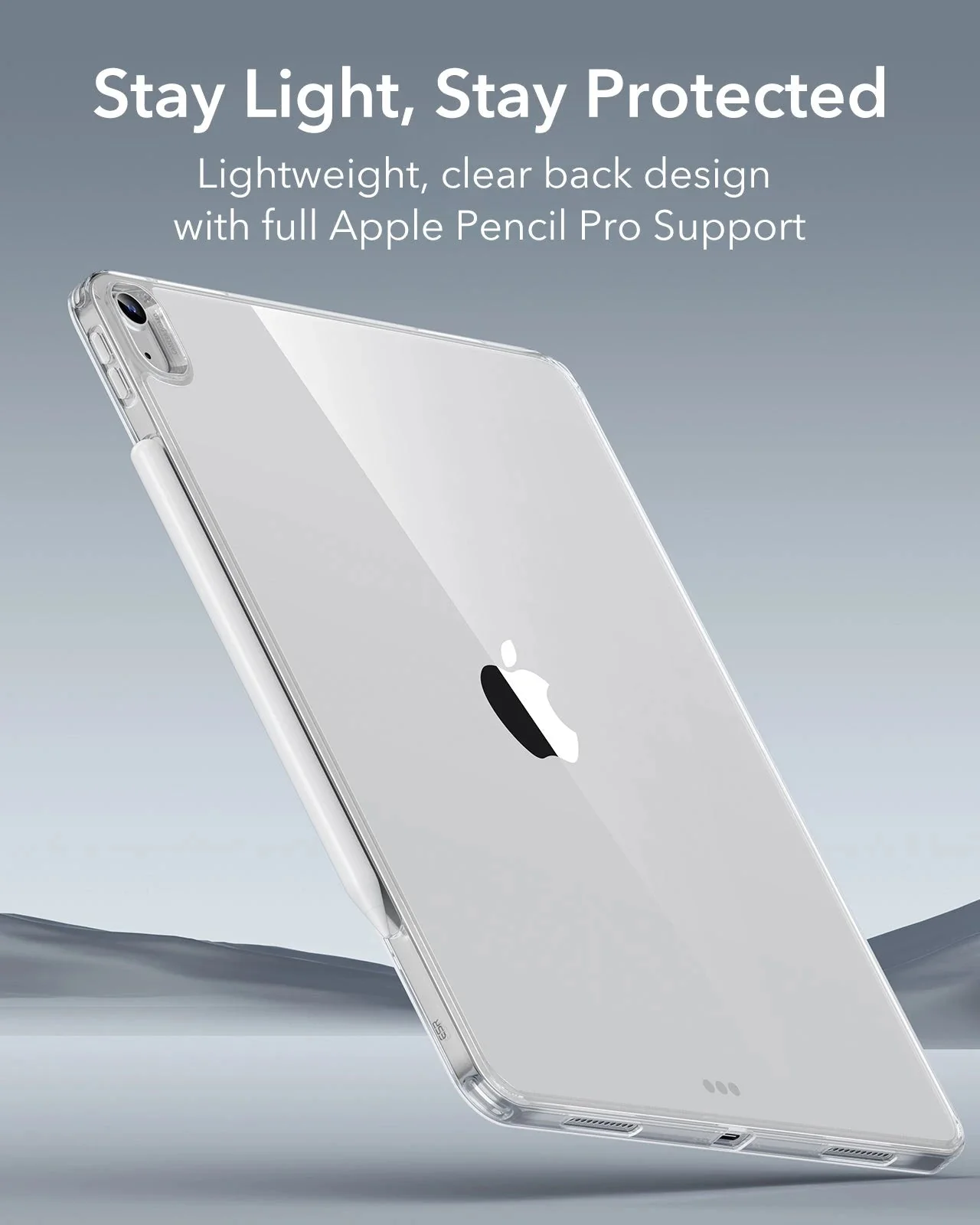iPad Air 13ʺ (2025/2024) Classic Hybrid Protection Bundle - Clear Black - Image 4