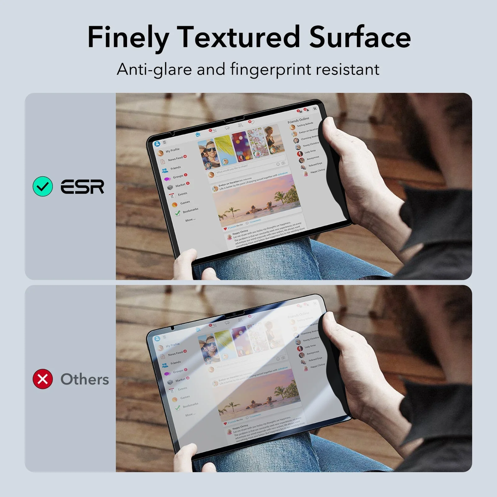 iPad Air 13" (2024) Privacy Magnetic Screen Protector Set - 1 Privacy + 2 Tempered-Glass - Image 7