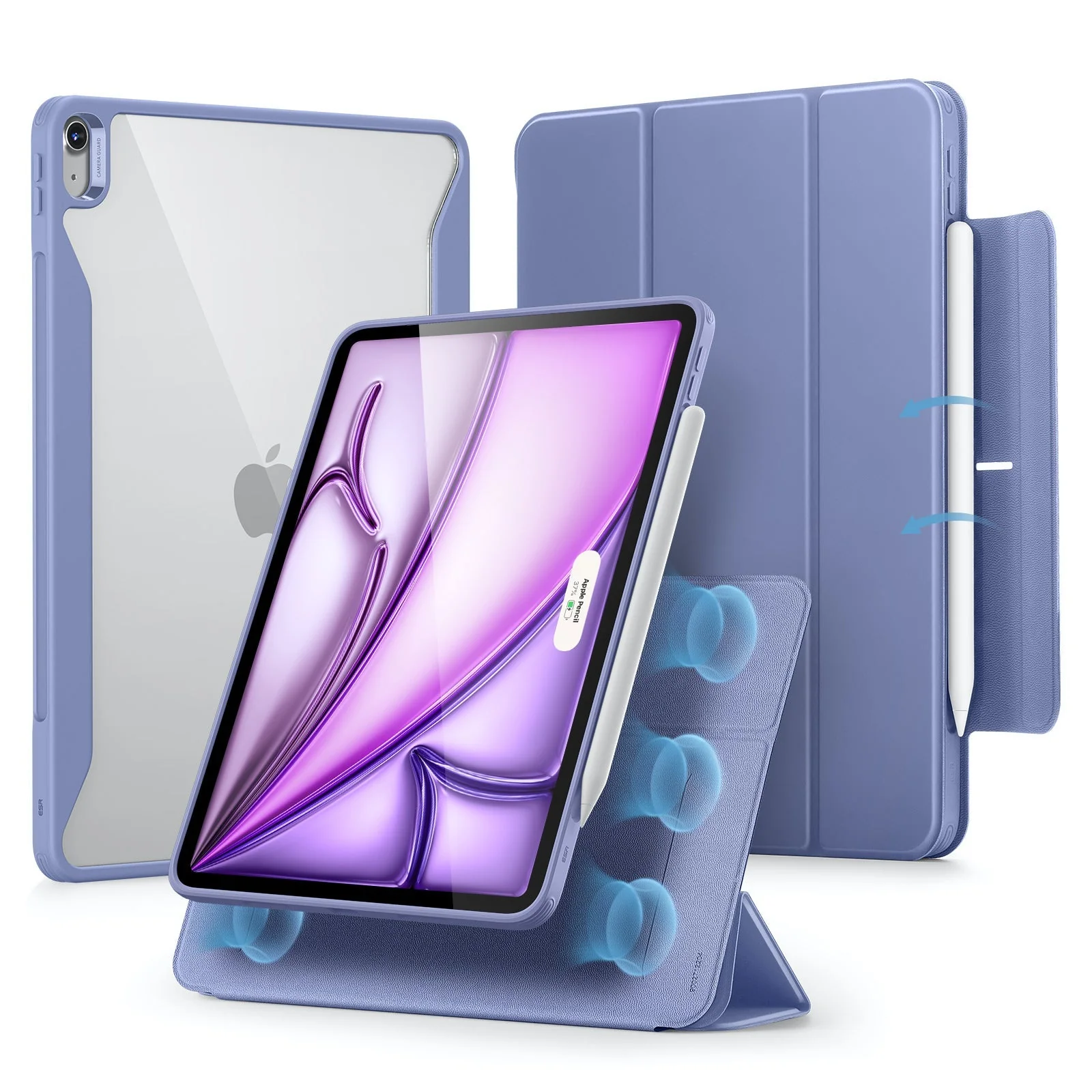 iPad Air 13ʺ (2024) Rebound Hybrid Case 360 - Lavender