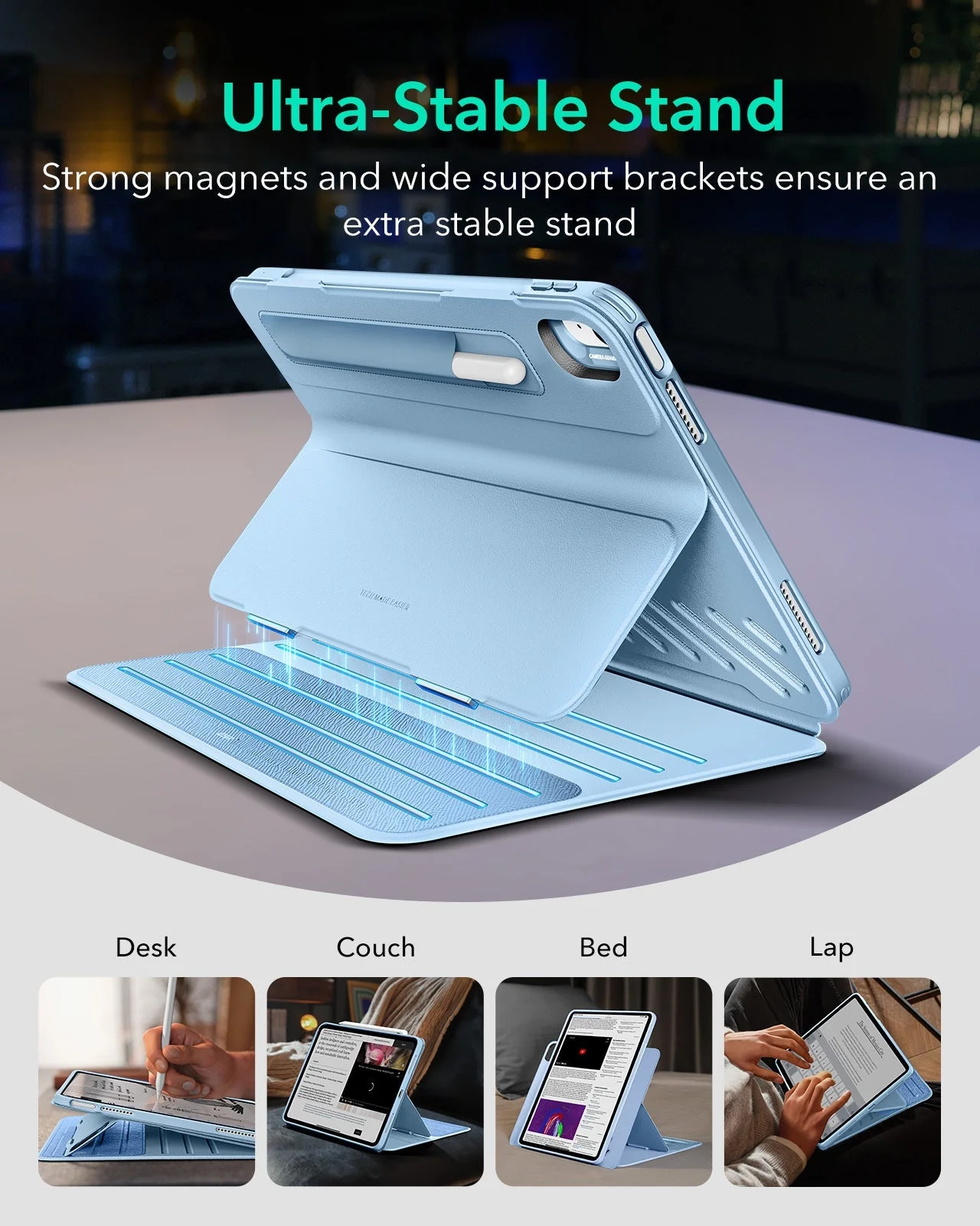 iPad Air 13ʺ (2024) Shift Magnetic Case - Blue - Image 3