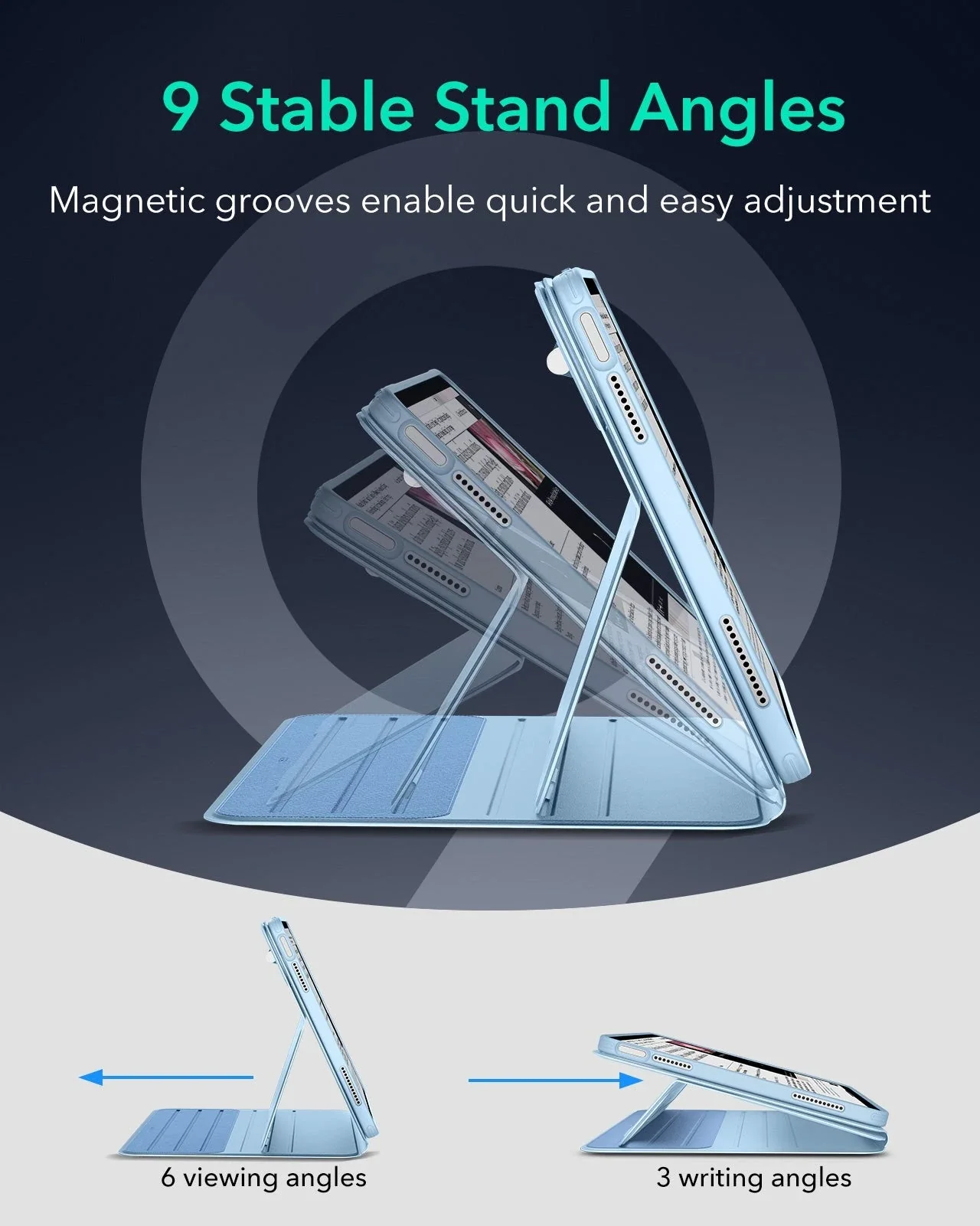 iPad Air 13ʺ (2024) Shift Magnetic Case - Blue - Image 4