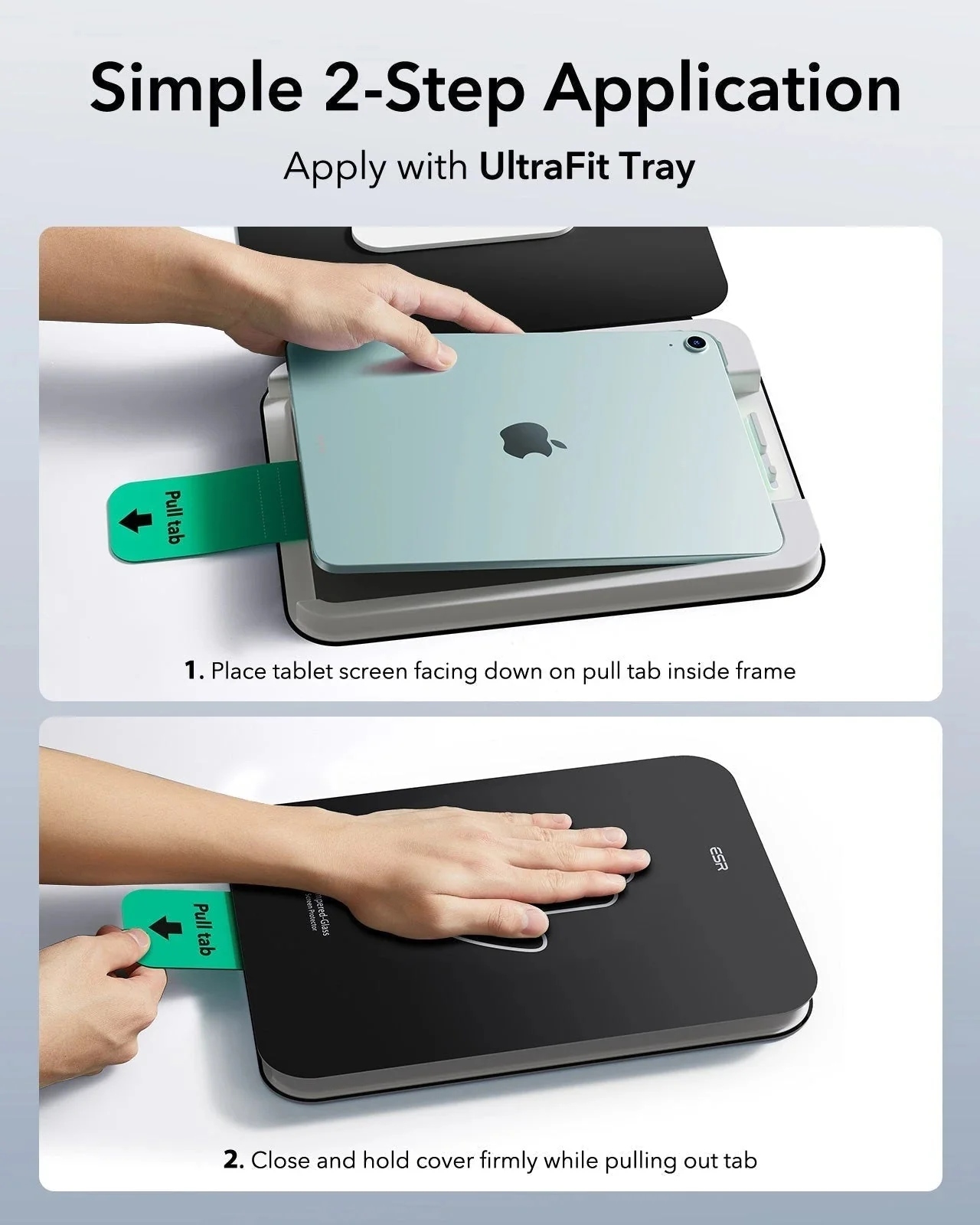iPad Air 13" (2024) UltraFit Classic Screen Protector - 2 Pack - Image 4