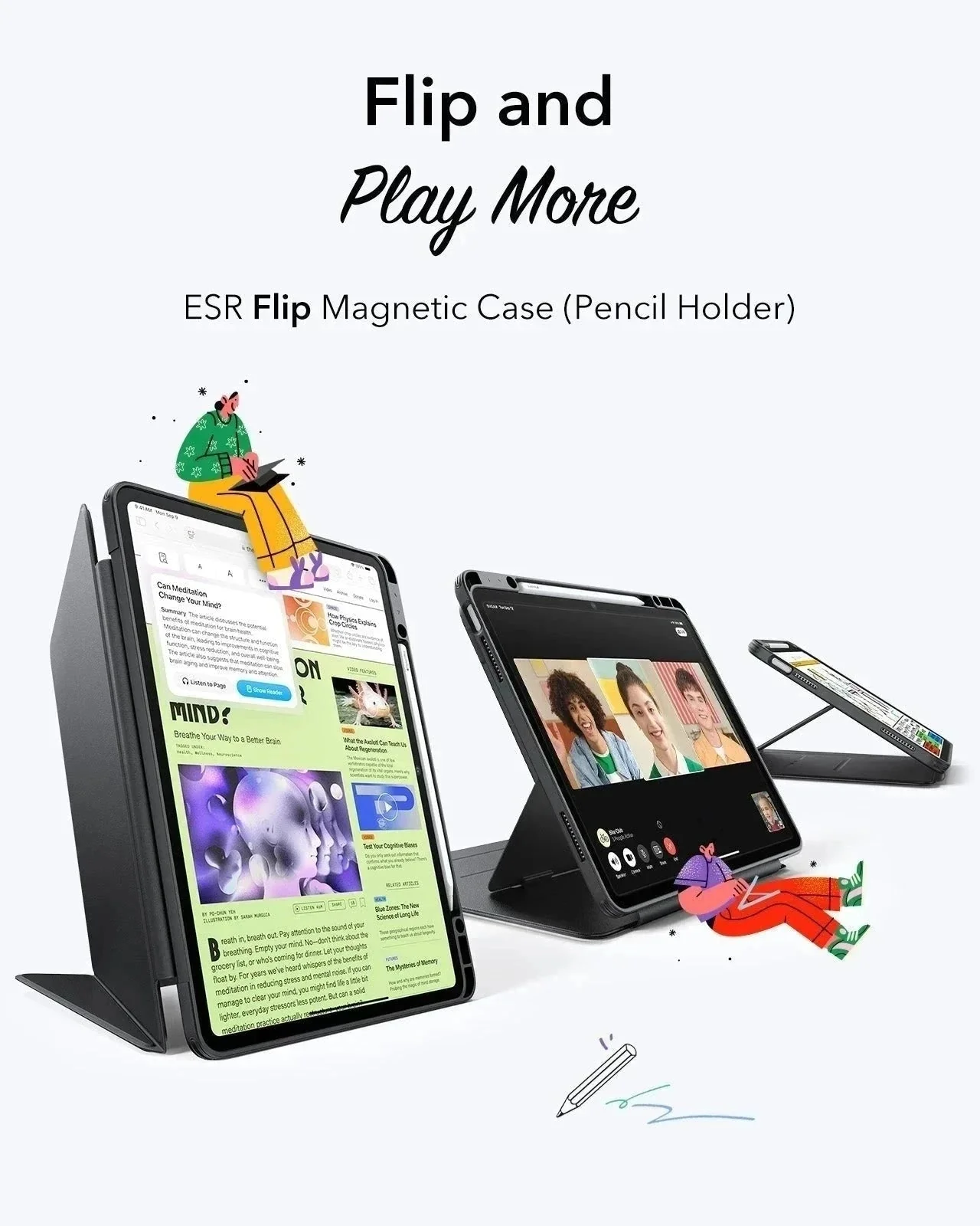 iPad Air 13" (2025) Flip Transformation Bundle - Black - Image 4