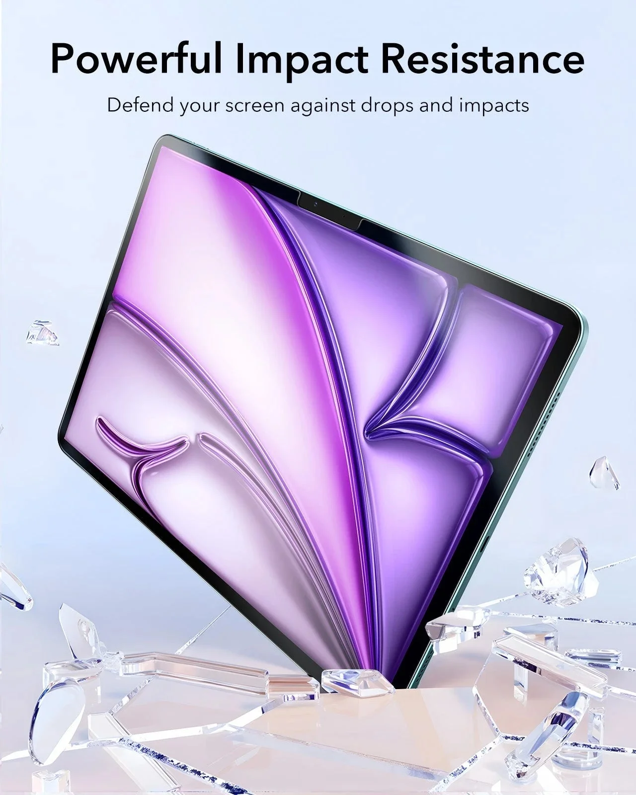 iPad Air 13" (2025) Paper-Feel Tempered-Glass Screen Protector Set - 2 Paper-Feel Tempered-Glass + 2 UltraFit Classic - Image 6