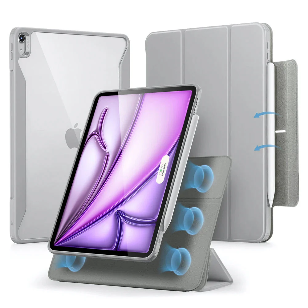 iPad Air 13″ (2025) Rebound Hybrid Case 360 - Grey
