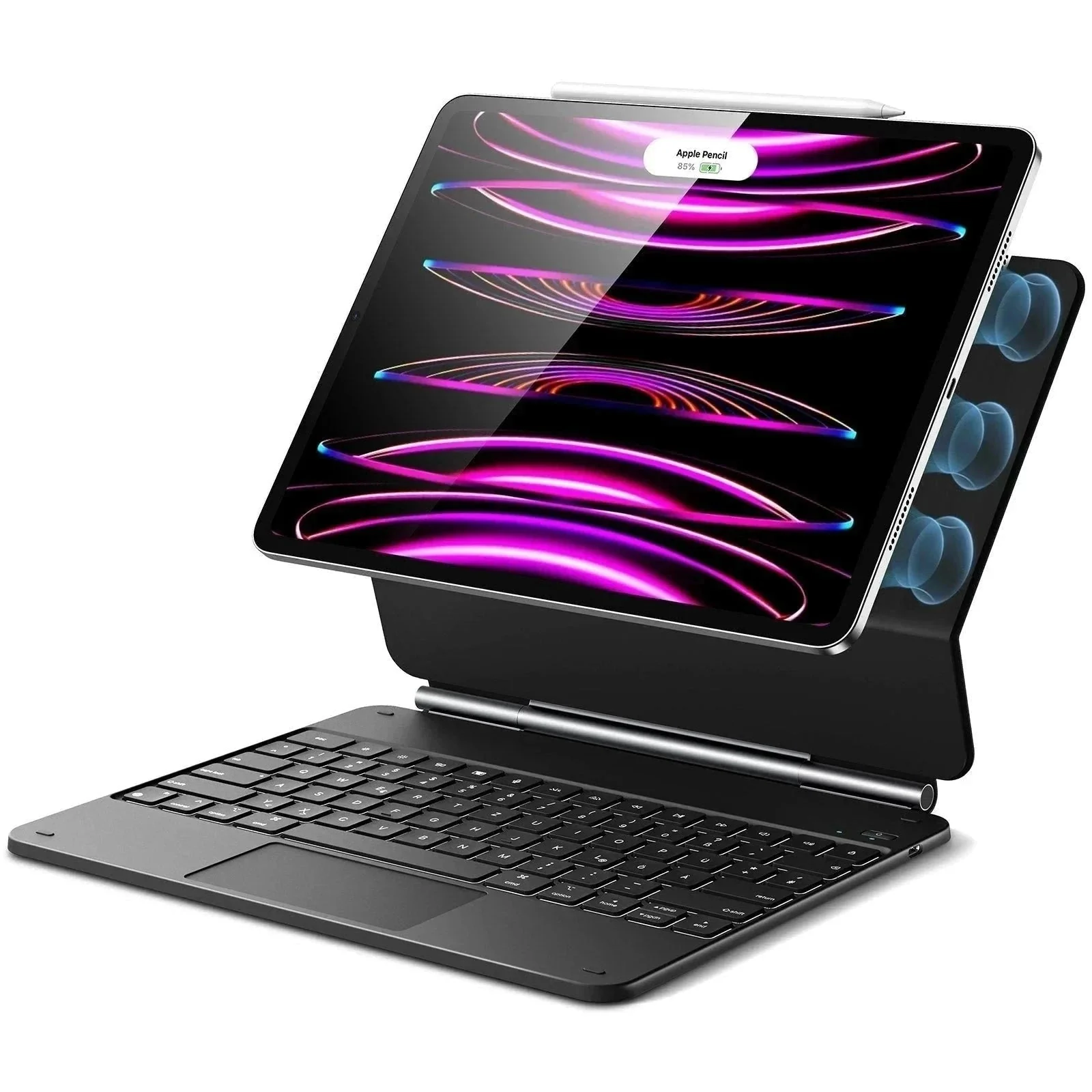 iPad Air 13″ (2025) Rebound Magnetic Keyboard Case - US Layout-Black