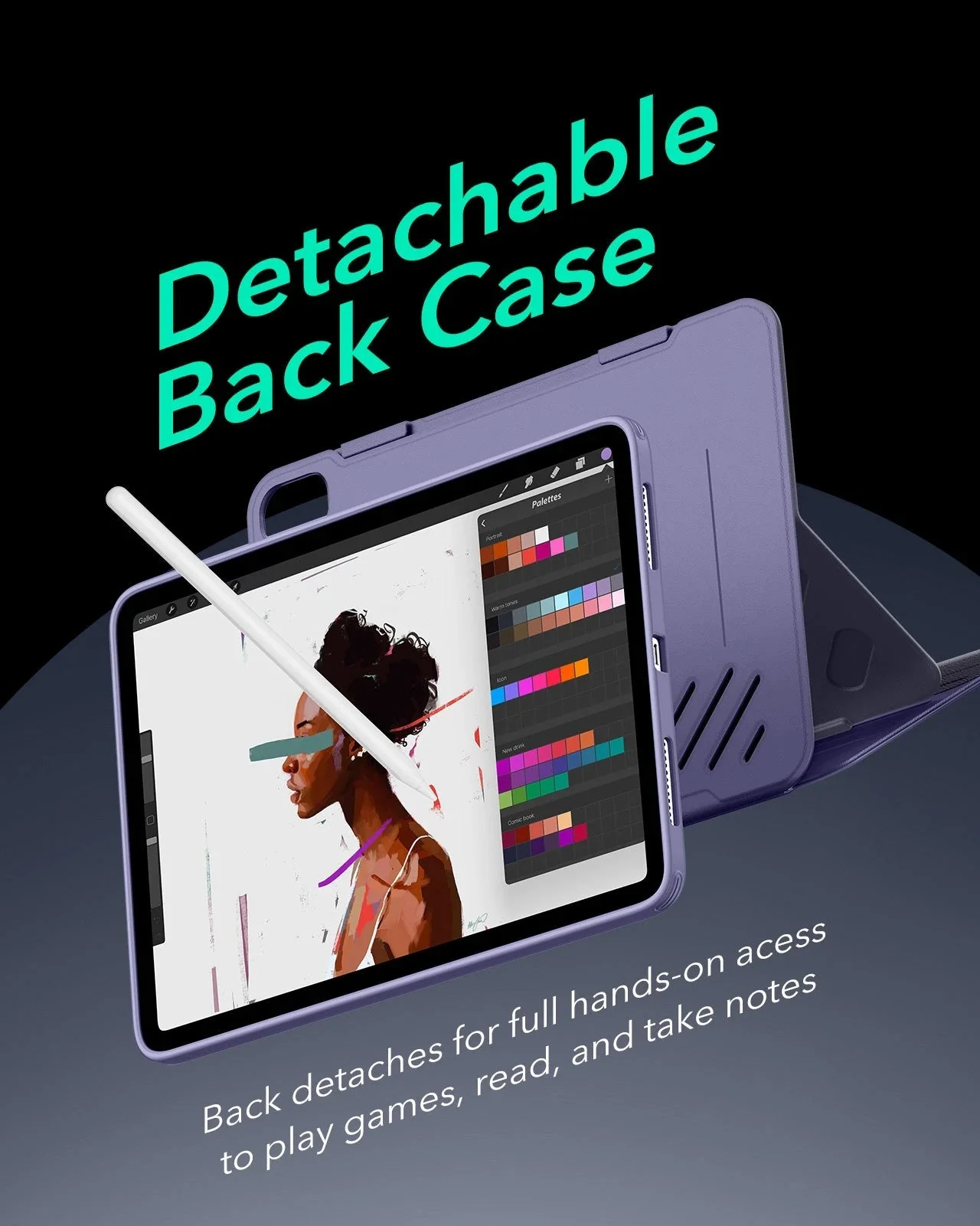 iPad Air 13" (2025) Shift Magnetic Case - Purple - Image 5