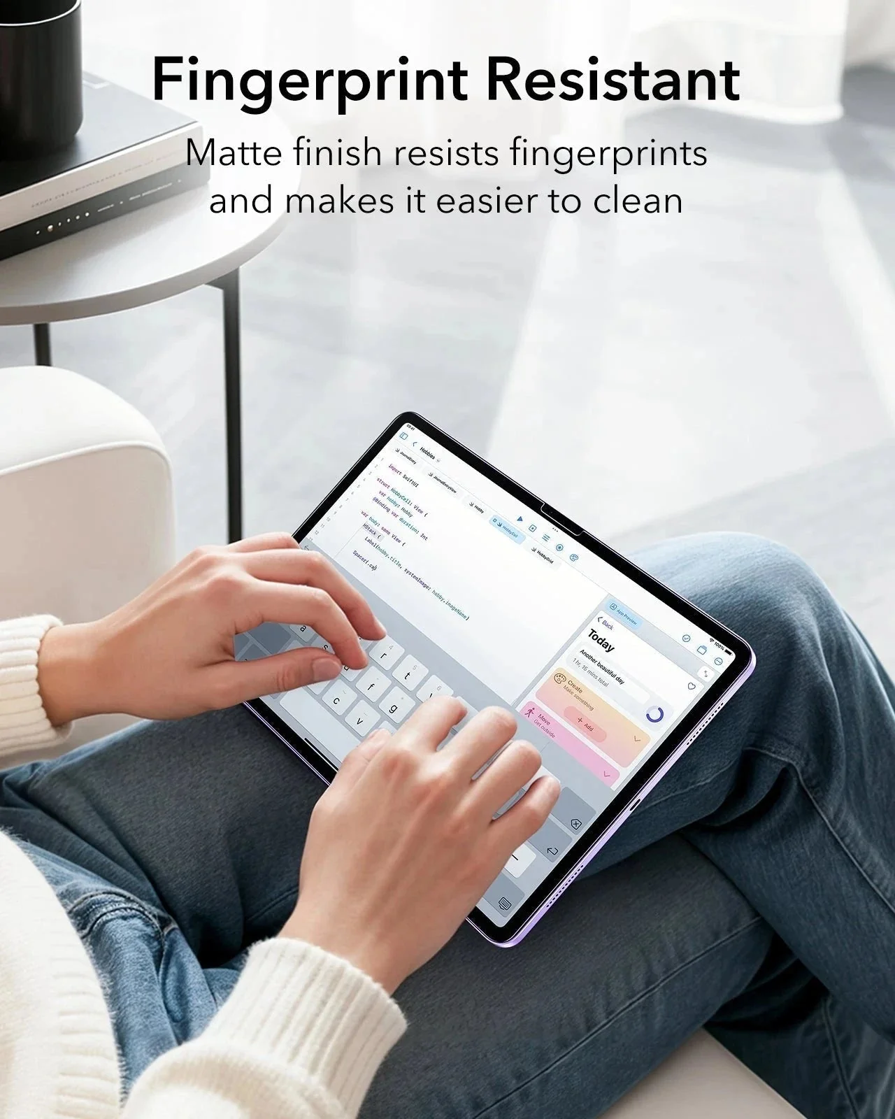 iPad Air 13" (M4) 2026 UltraFit Classic Paper-Feel Screen Protector – 2 Pack - Image 8