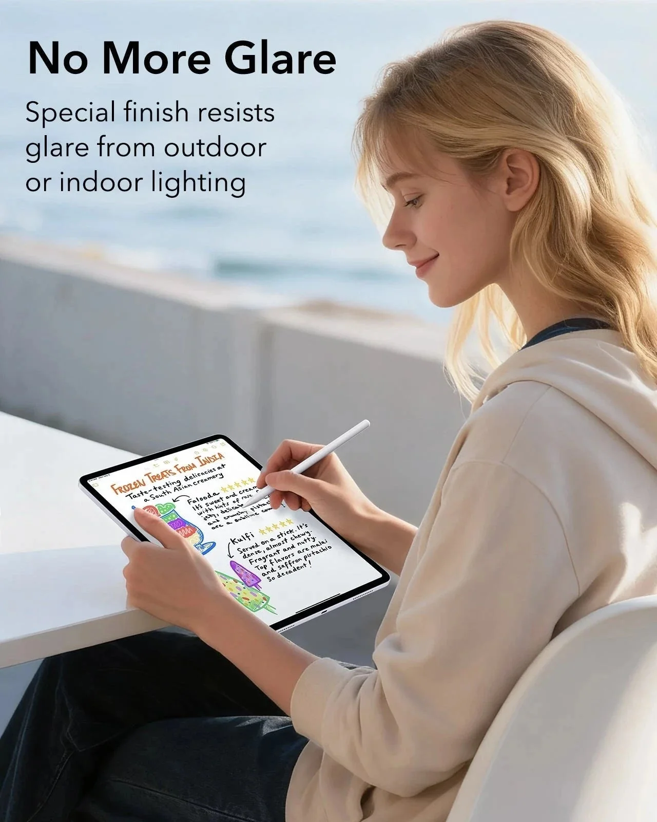 iPad Air 13" (M4) 2026 UltraFit Classic Paper-Feel Screen Protector – 2 Pack - Image 9