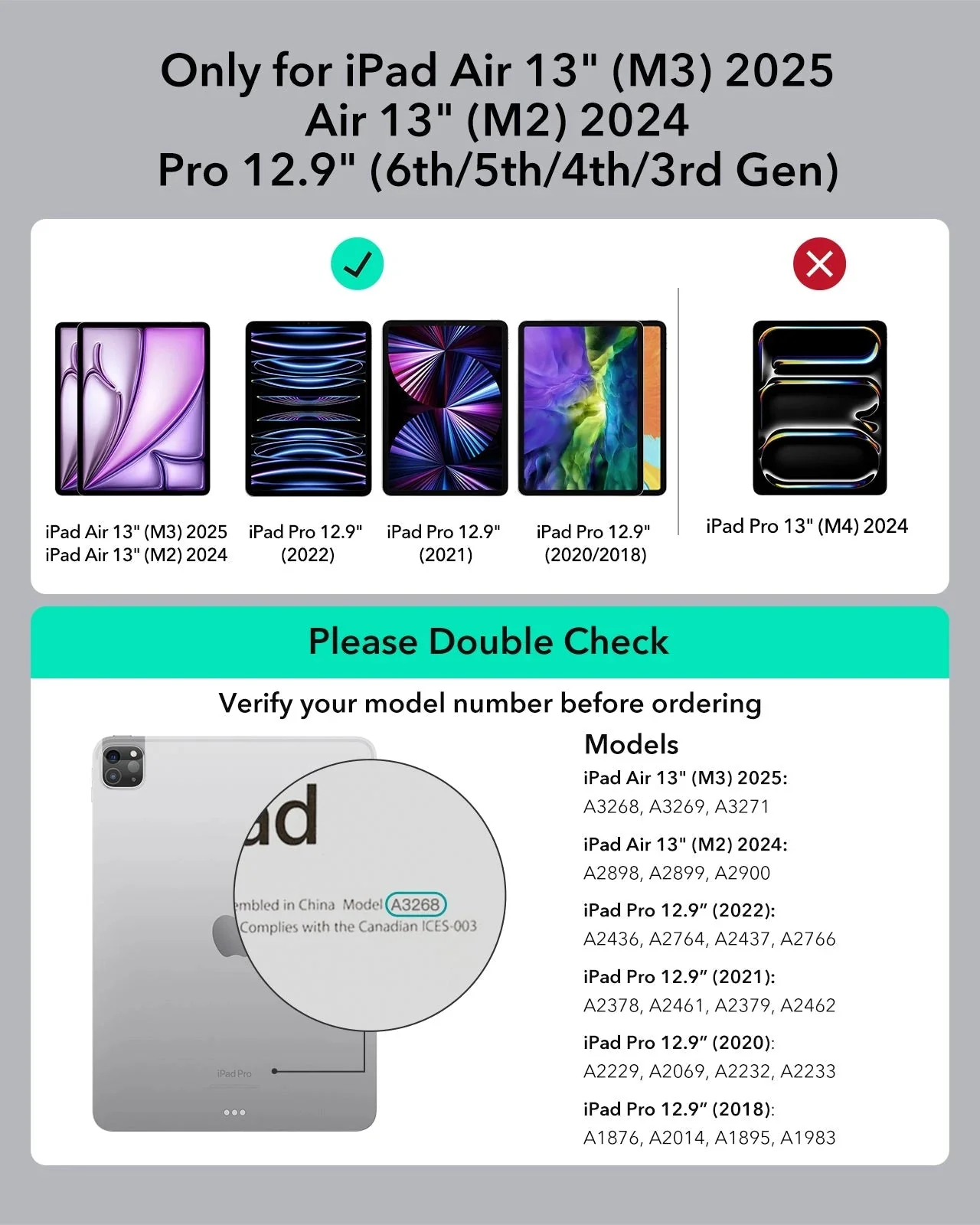 iPad Air 13″ (2025) Rebound Magnetic Keyboard Case - DE Layout - Image 2