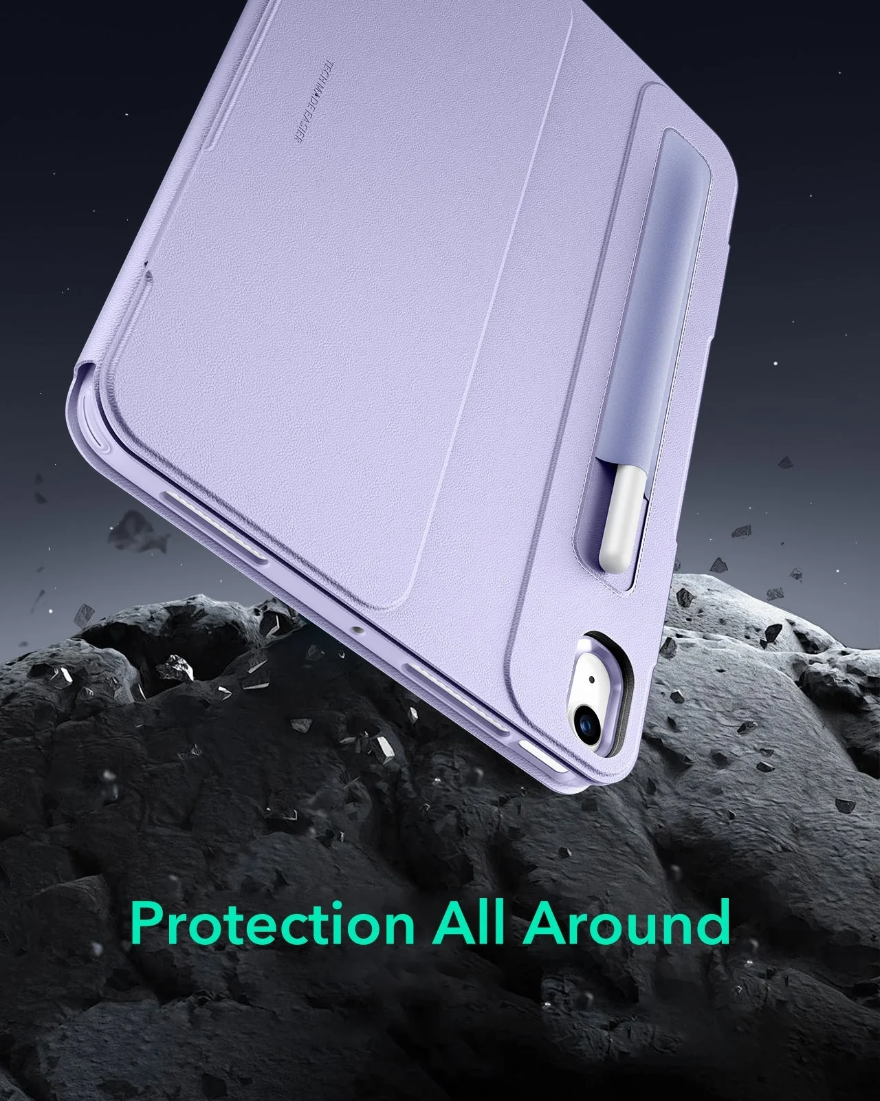 iPad Air 11" (2024), Air 10.9" (5th/4th Gen) Shift Magnetic Case - Light Purple - Image 7