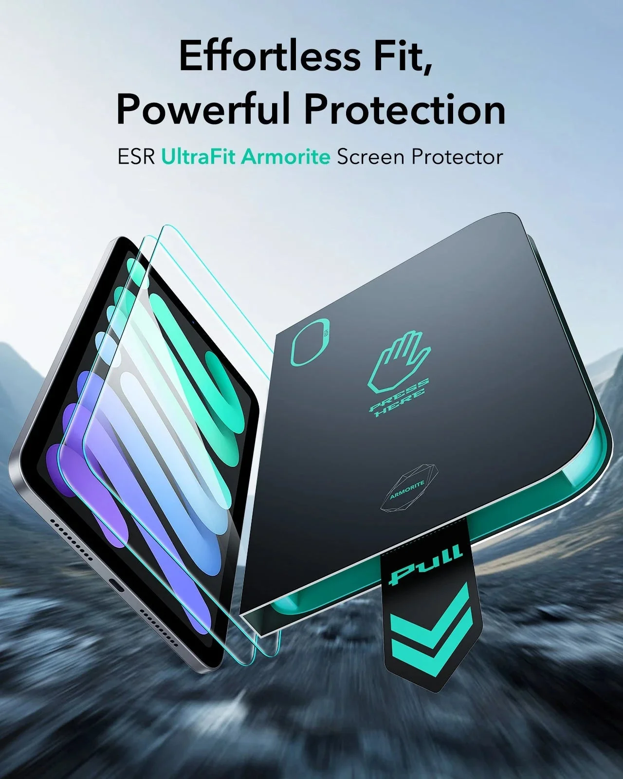 iPad mini 7/mini 6 UltraFit Armorite®  Screen Protector - 2 Pack - Image 2