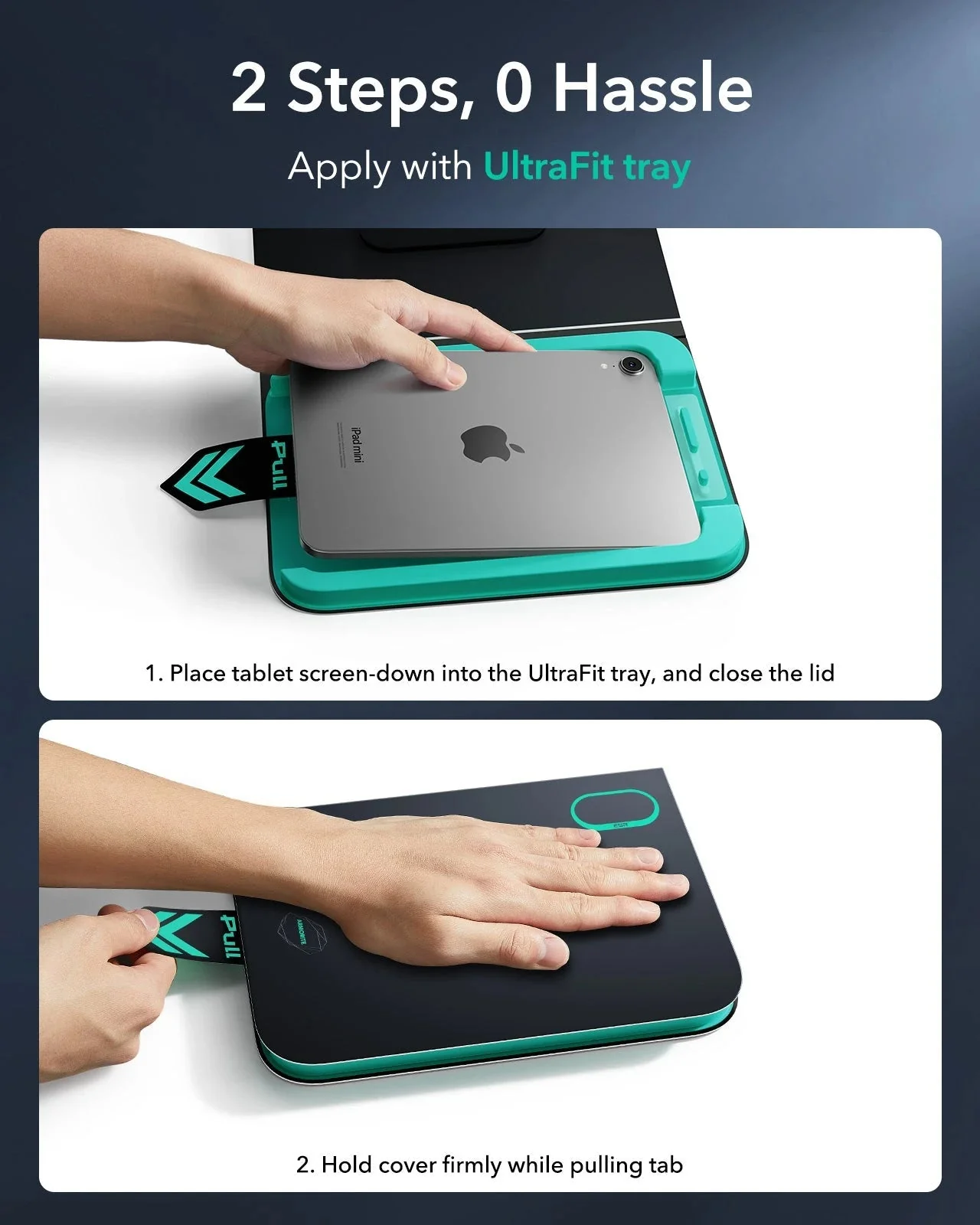 iPad mini 7/mini 6 UltraFit Armorite®  Screen Protector - 2 Pack - Image 3