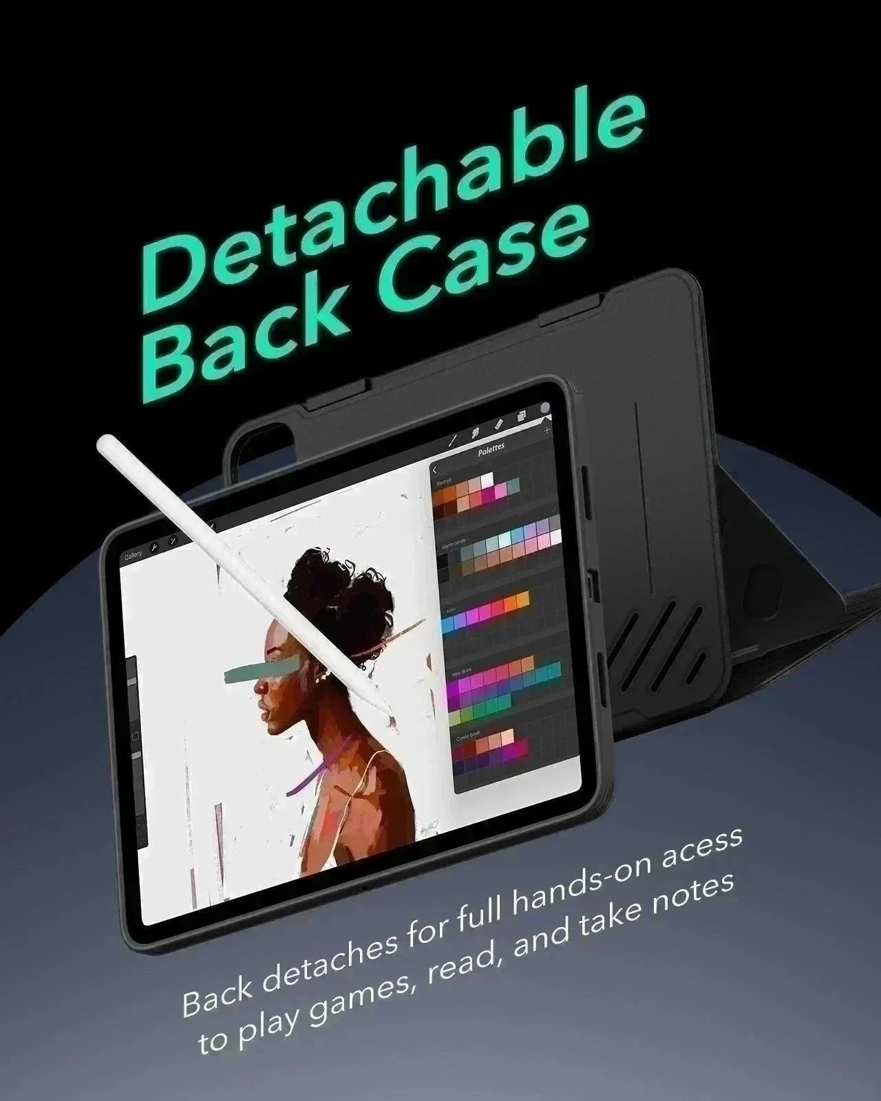 iPad Pro 11ʺ (2024) Shift Magnetic Case - Gray - Image 6