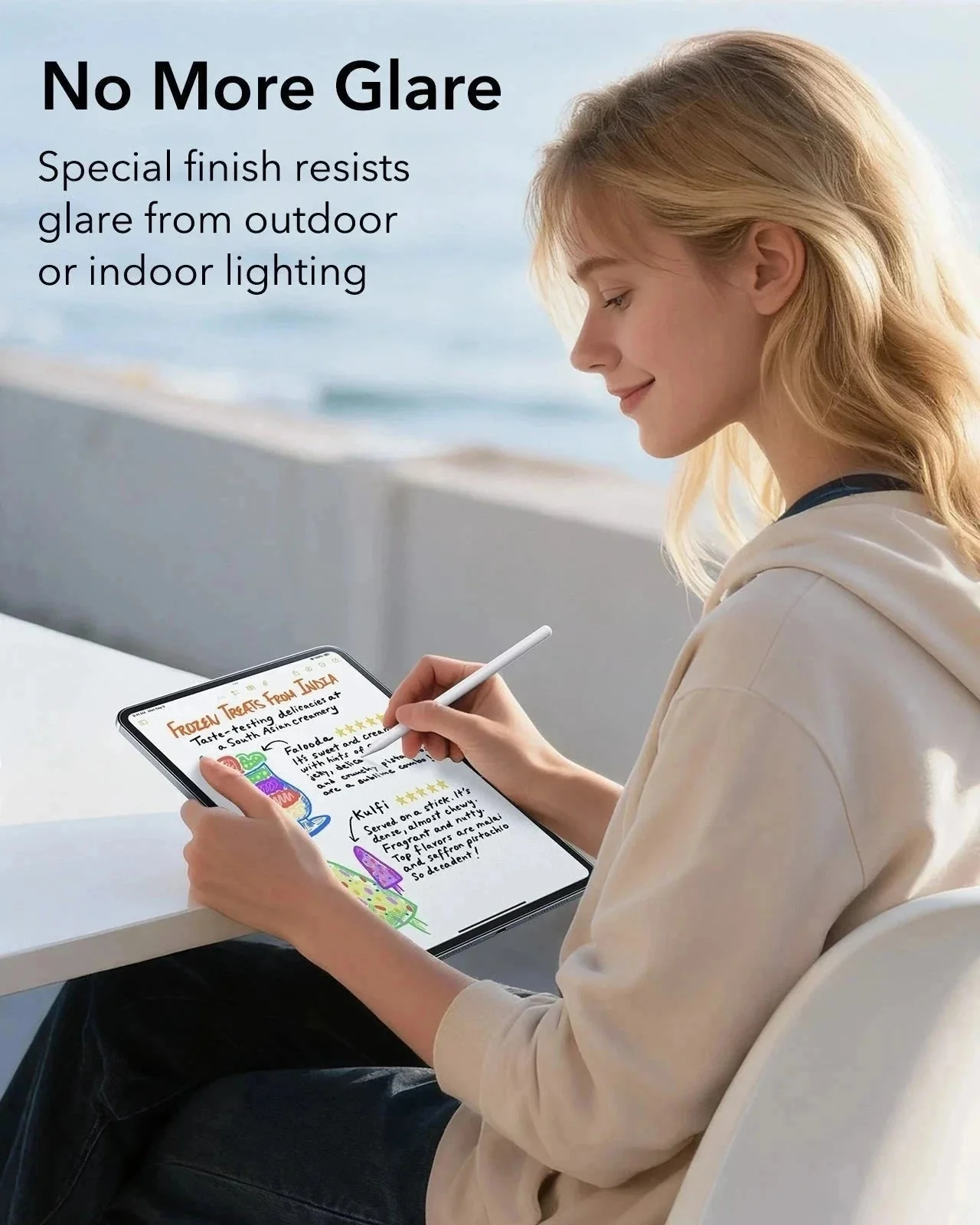 iPad Pro 11" (M5) 2025 UltraFit Paper-Feel Screen Protector – 2 Pack - Image 7