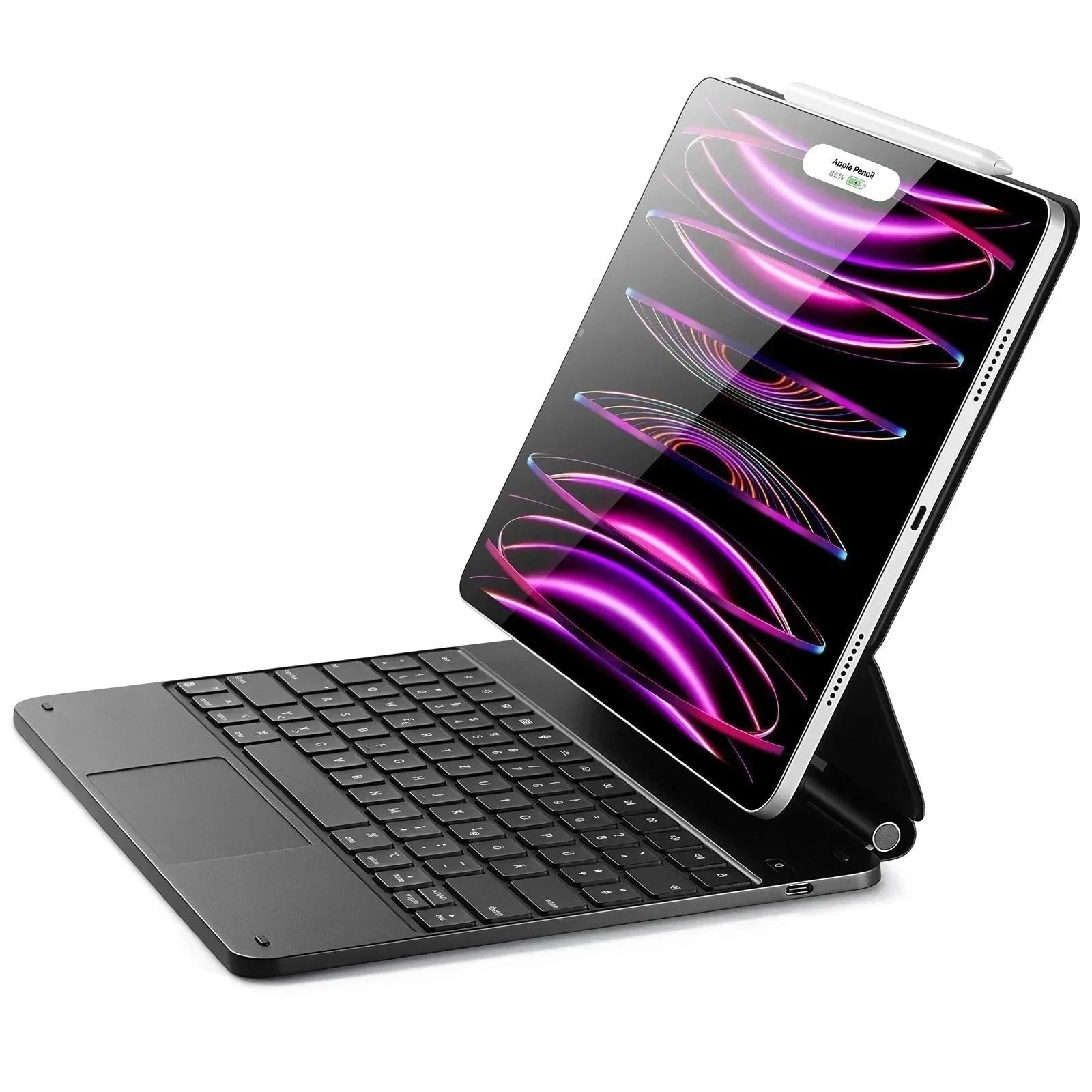 iPad Air 13″ (2024) Rebound Magnetic Keyboard Case - US Layout-Black - Image 9