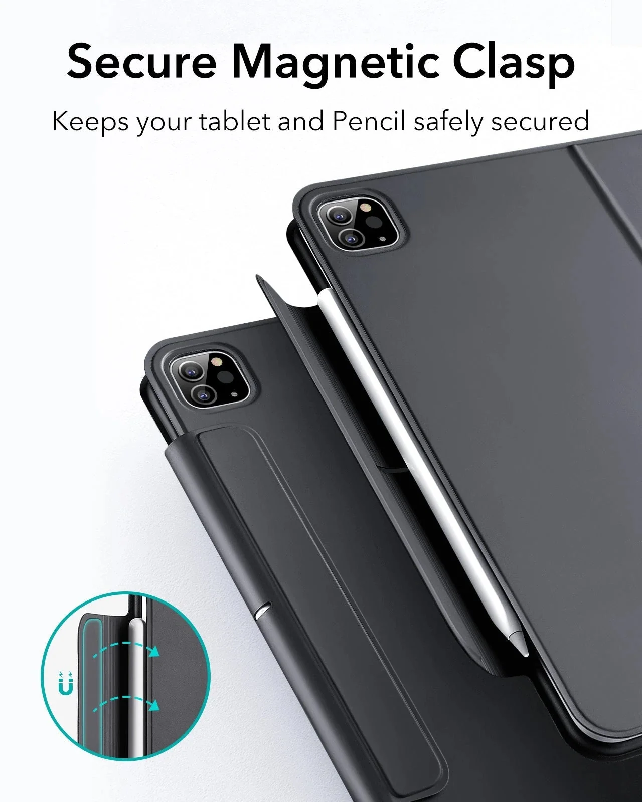 iPad Pro 12.9″ (2022) Rebound Magnetic Keyboard Case - DE Layout - Image 6